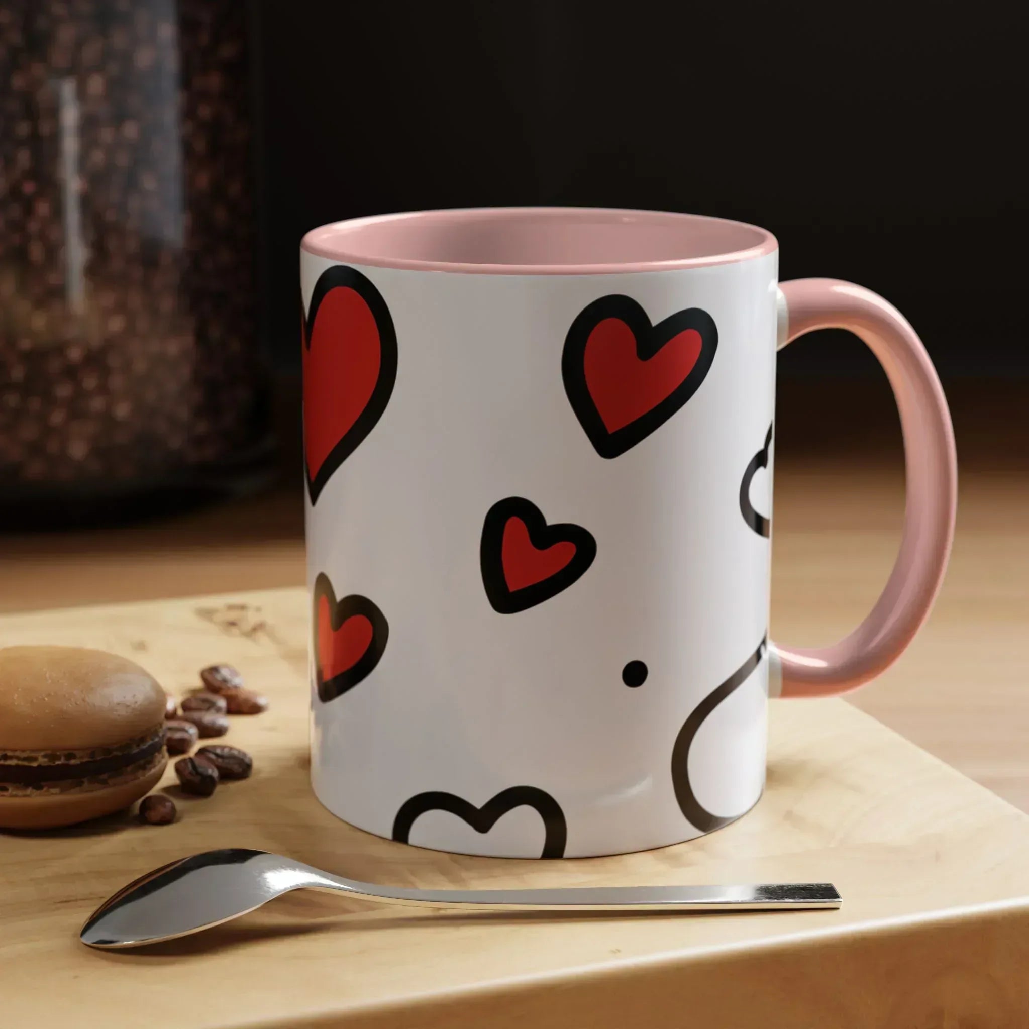 Love Overflow Mug – Accent Coffee Mug (11, 15oz) - KARARMDESIGN