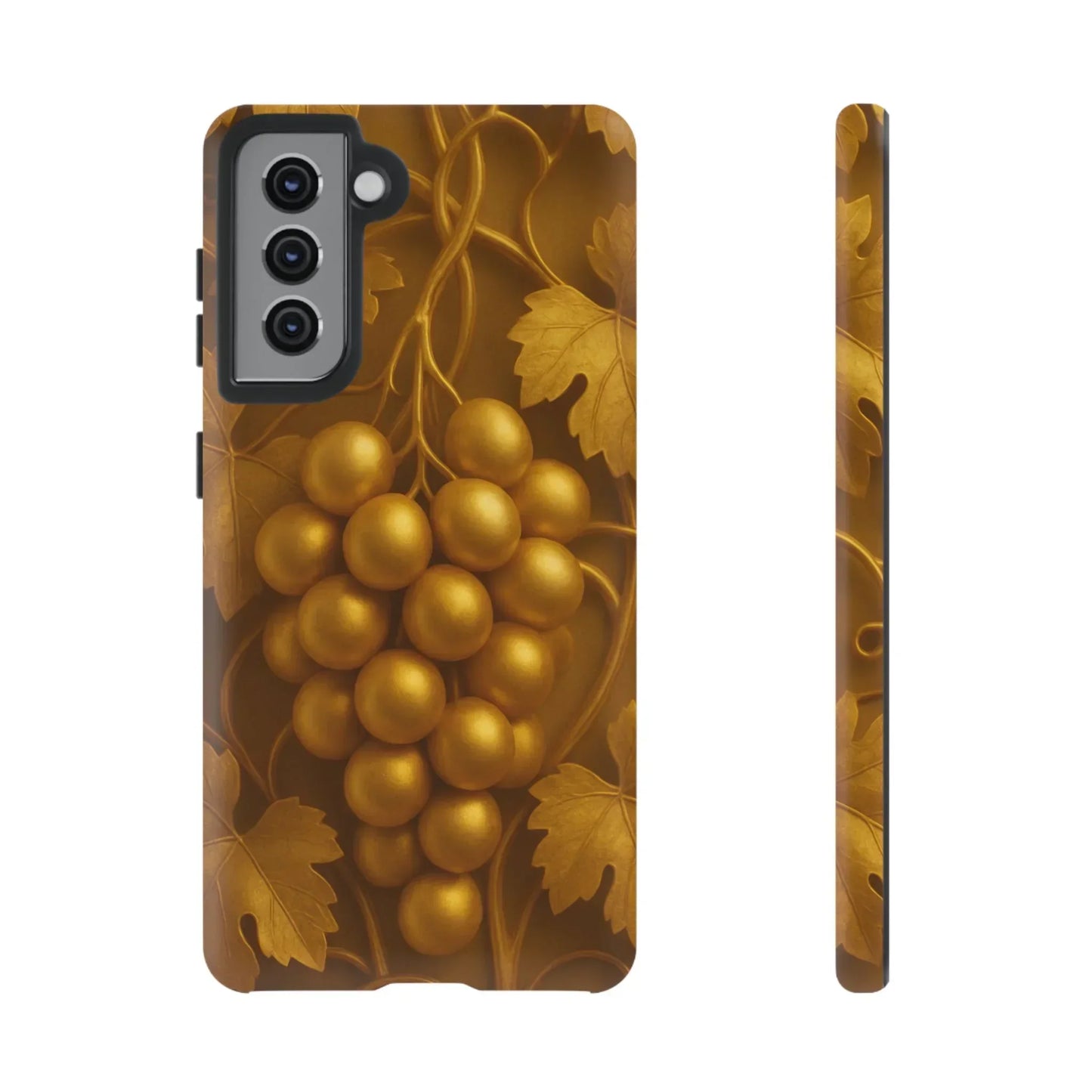 Golden Grapes Phone Case for Samsung Galaxy S10-S25 Models - KarArmDesign
