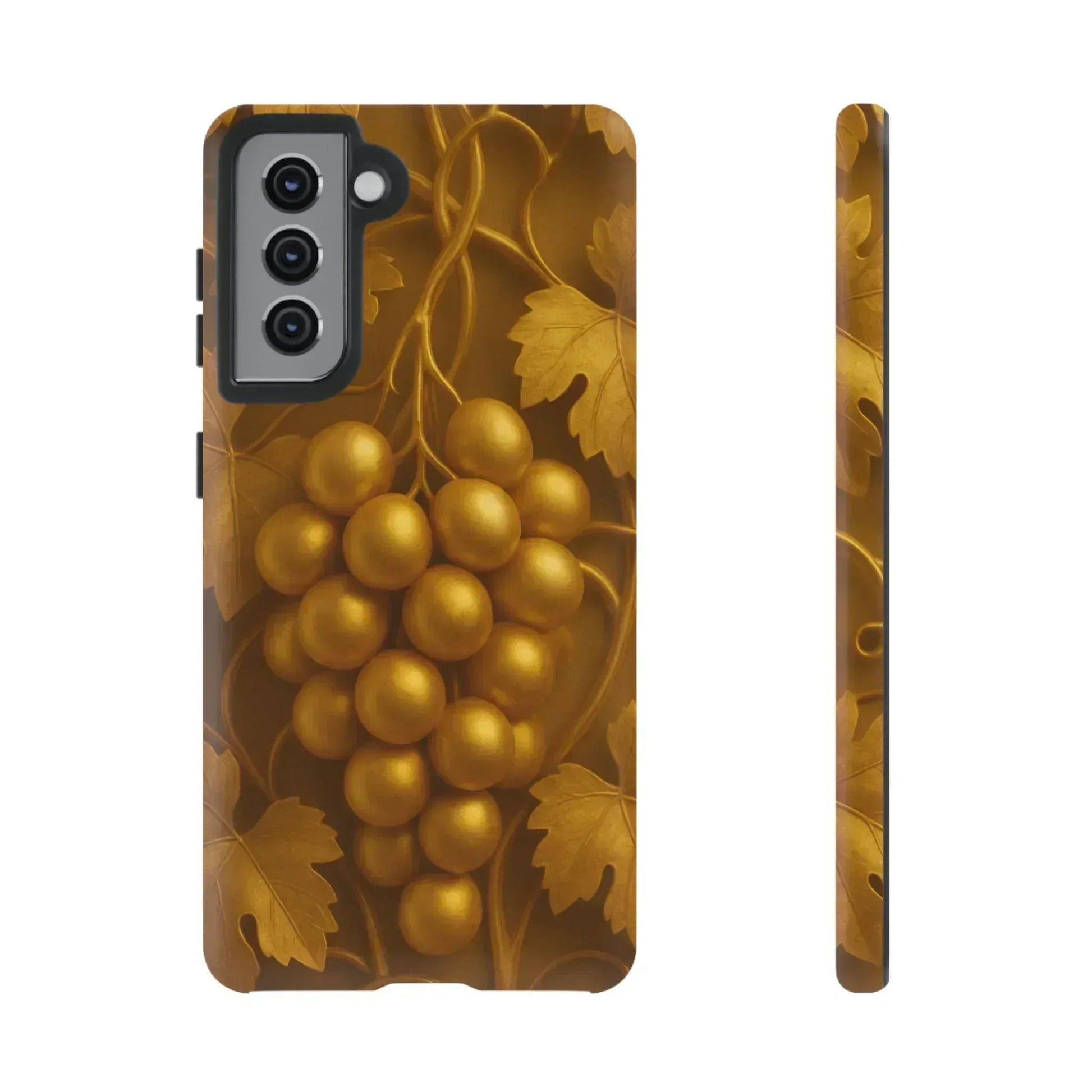 Golden Grapes Phone Case for Samsung Galaxy S10-S25 - KARARMDESIGN