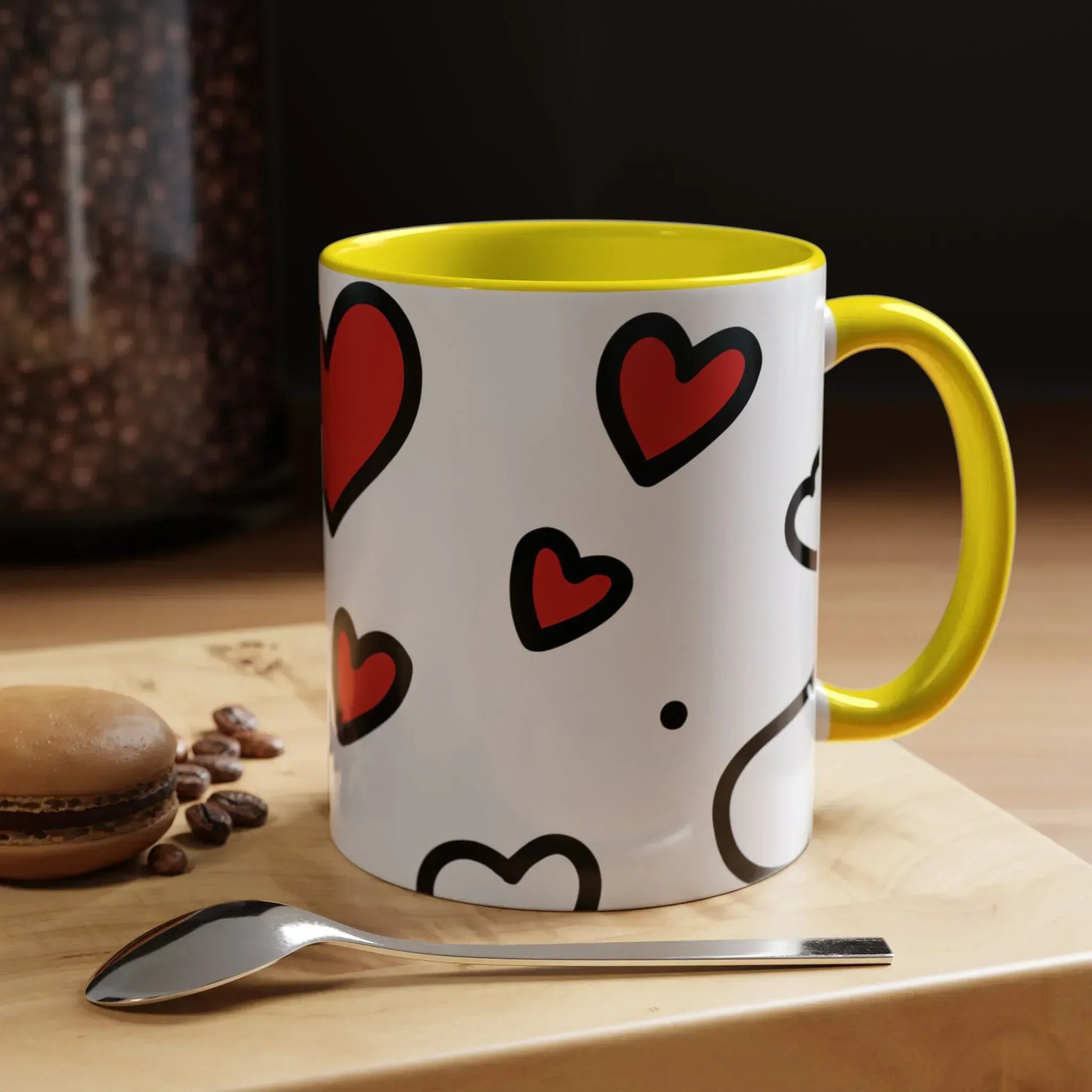 Love Overflow Mug – Accent Coffee Mug (11, 15oz) - KARARMDESIGN