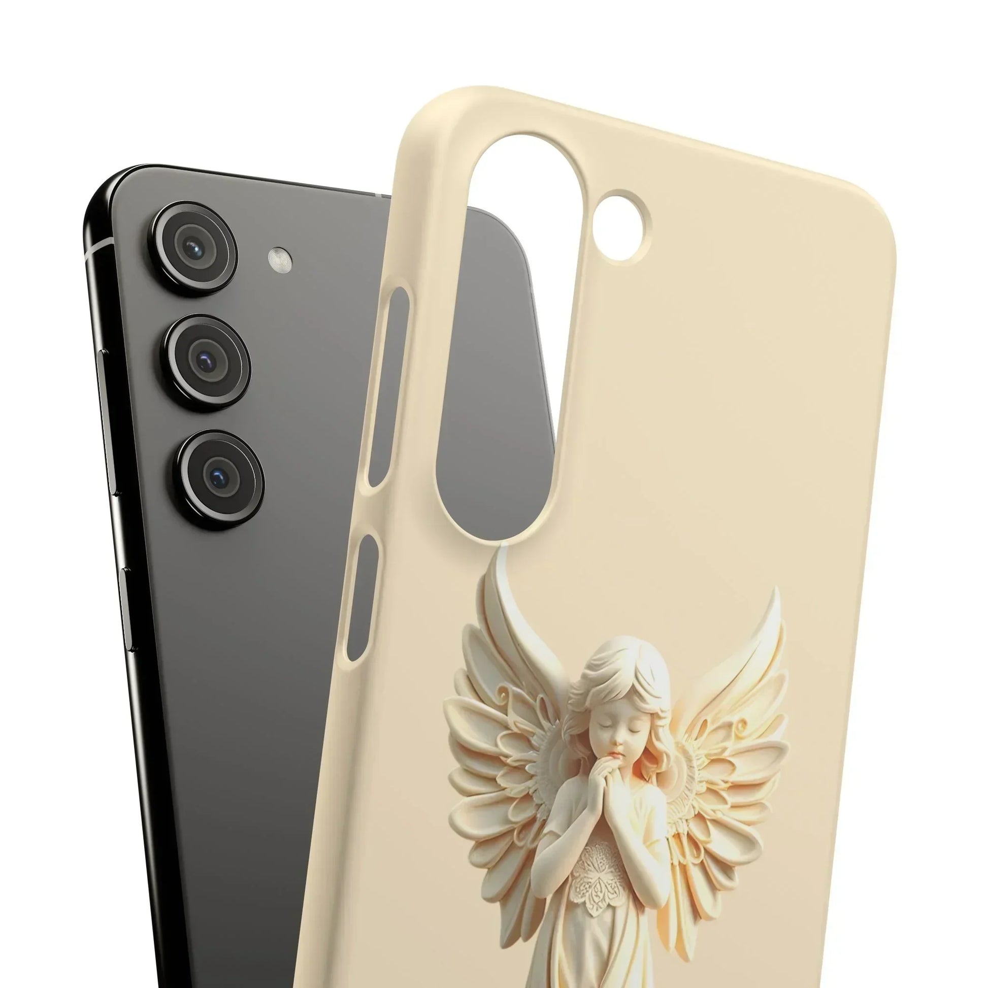Heavenly Angel Phone Case for iPhone 7-16 and Samsung Galaxy S10-S24 Models - KarArmDesign