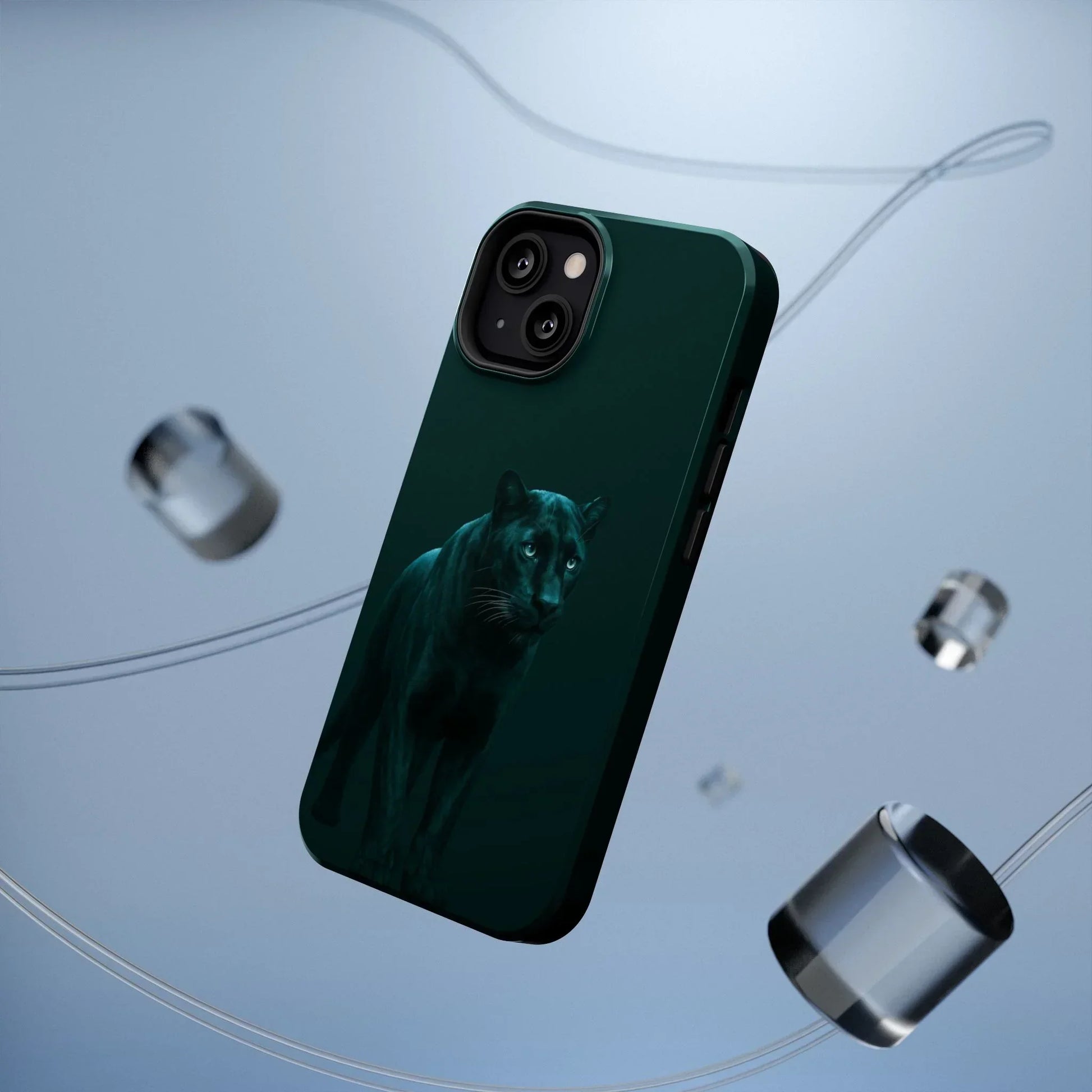 Black Panther Phone Case for iPhone 12-16 and Samsung Galaxy S21-S22 Models - KarArmDesign