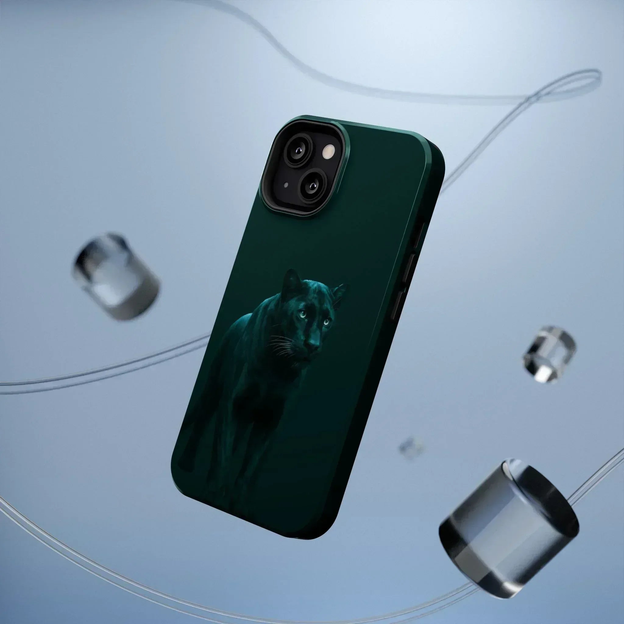 Black Panther Phone Case for iPhone 12-16 and Galaxy S21-S22 - KARARMDESIGN