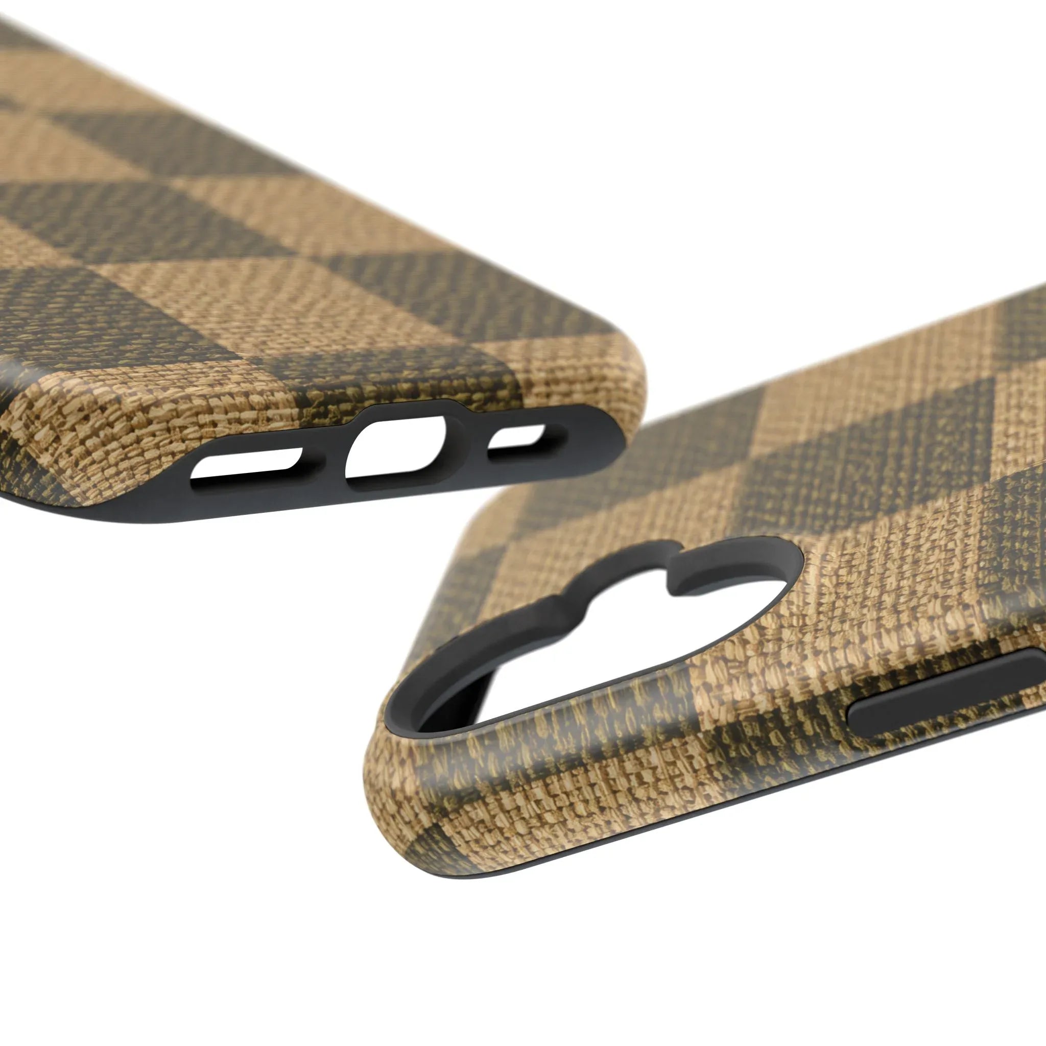 Rustic Woven Phone Case for iPhone 11-17 and Galaxy S21-S22 - KARARMDESIGN