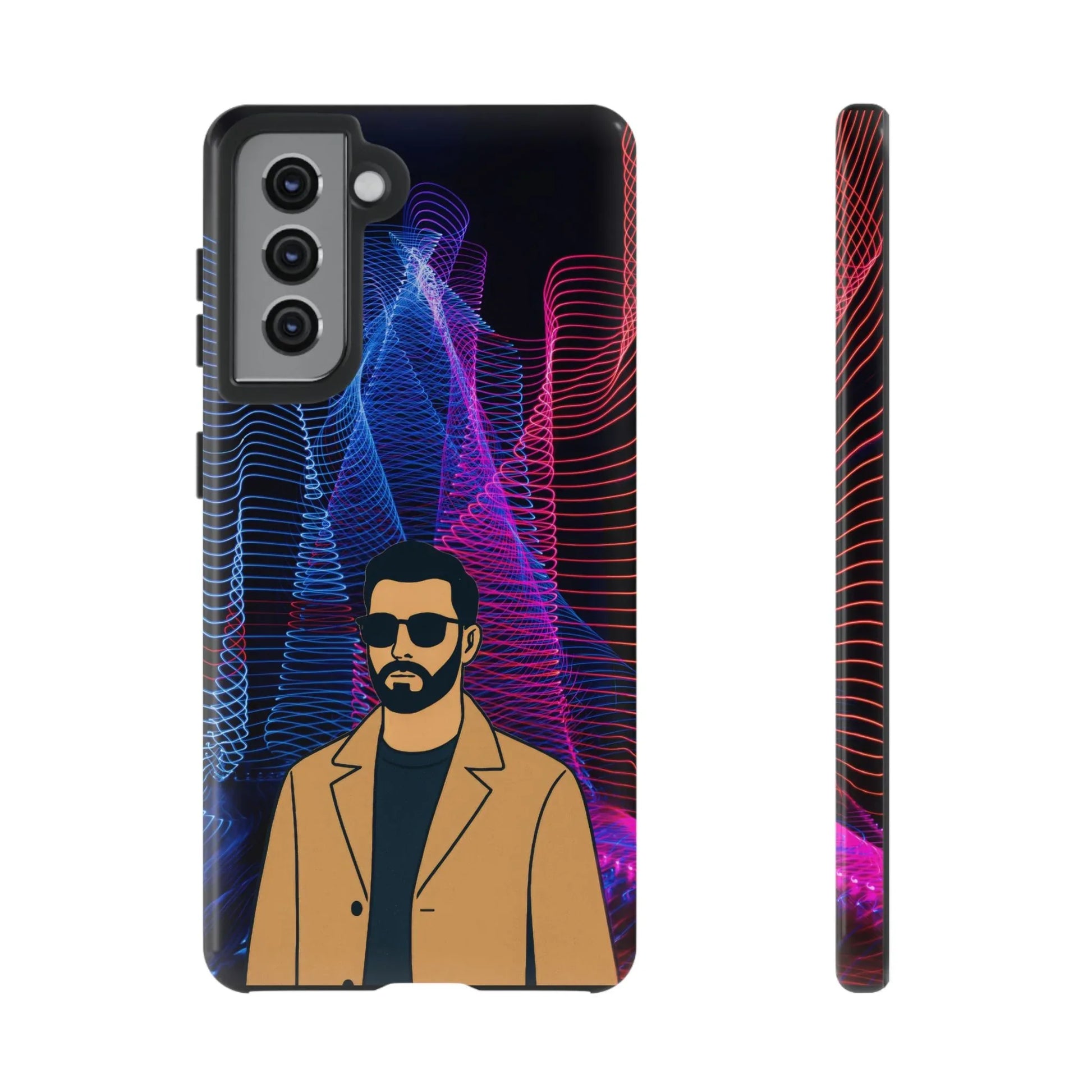 Bearded Style Phone Case for iPhone 11-17 and Galaxy S20-S25 - KARARMDESIGN