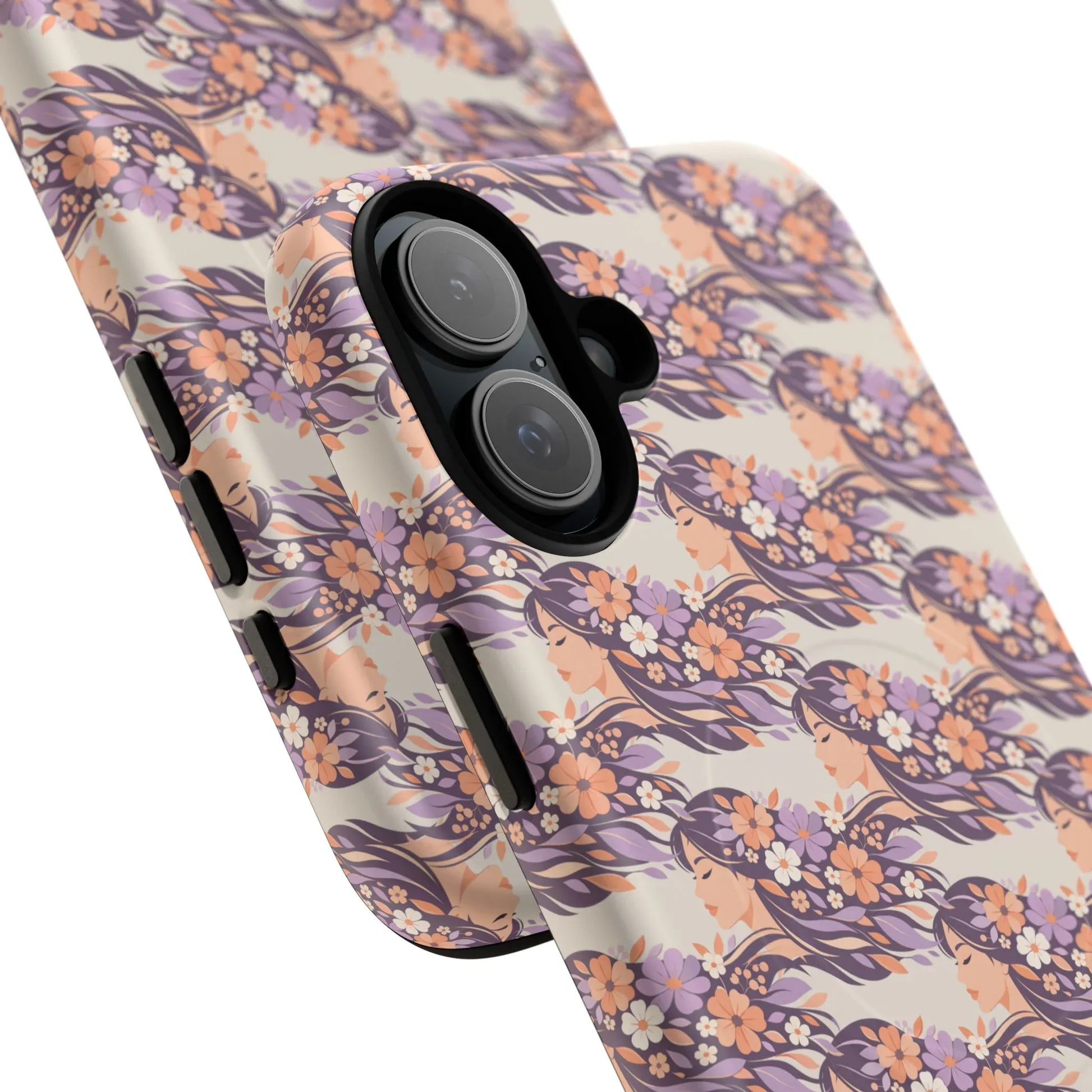 Floral Goddess Phone Case for iPhone 13-17 - KARARMDESIGN