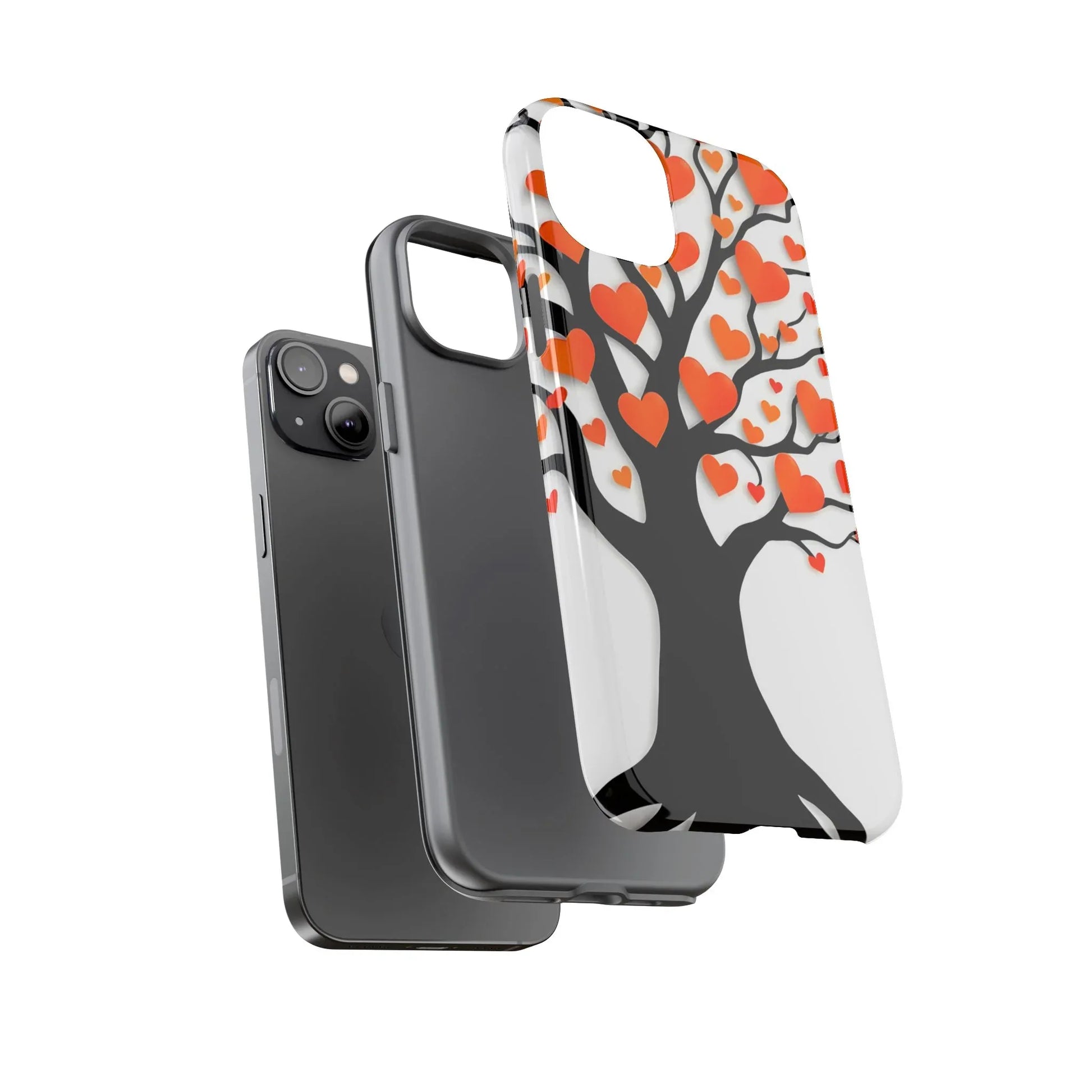 Heart Design Phone Case for iPhone 11–17 and Galaxy S20–S25 - KARARMDESIGN