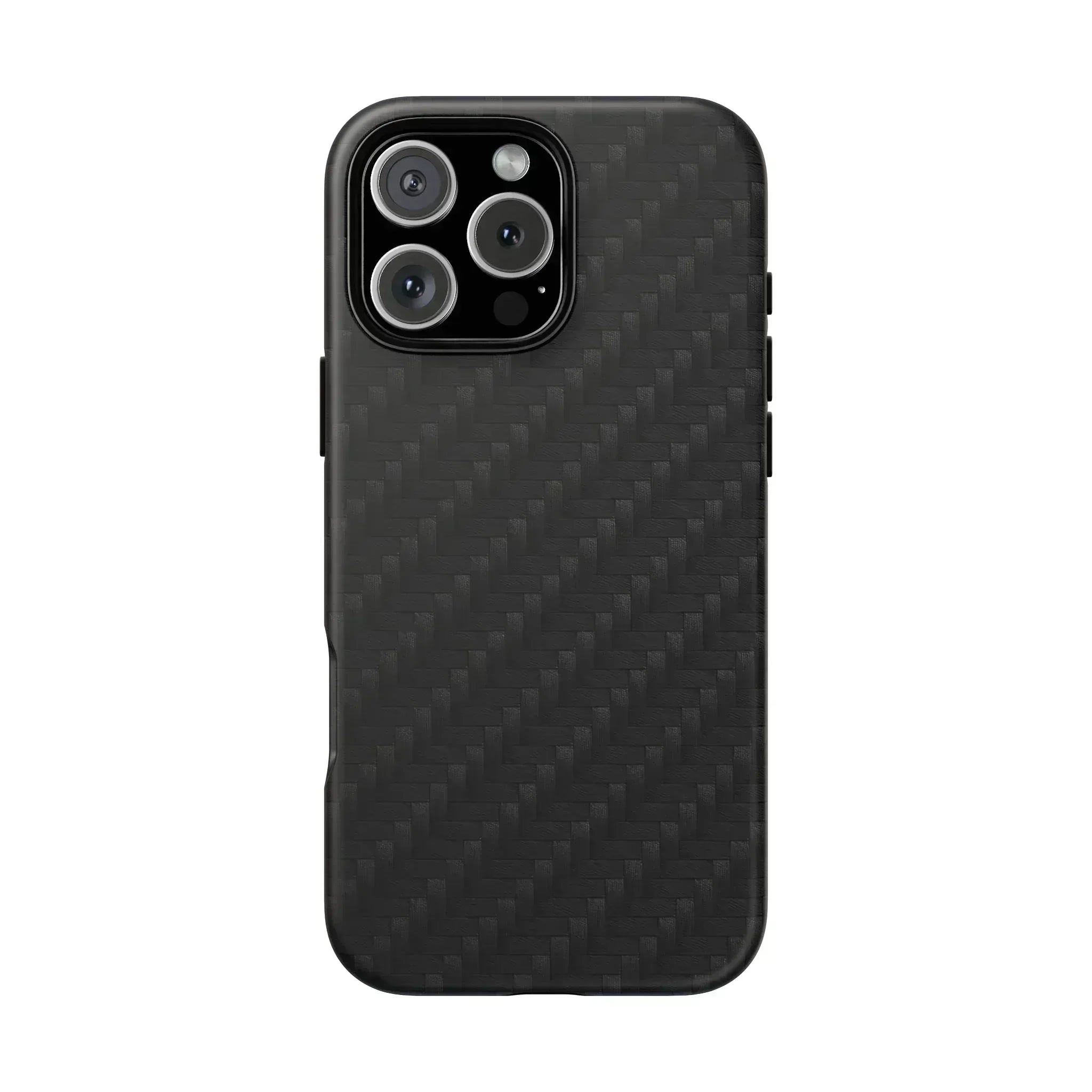 Black Carbon Phone Case for iPhone 8-16 and Google Pixel up to 9 - KARARMDESIGN