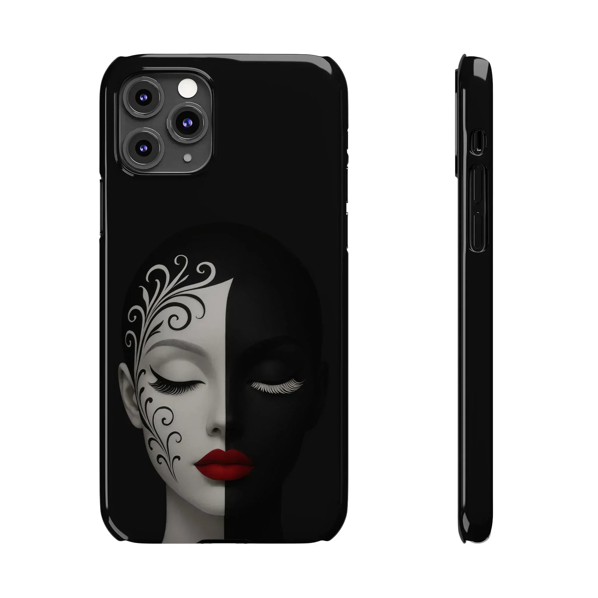 Artistic Head Design Phone Case for iPhone 11-17 - KARARMDESIGN