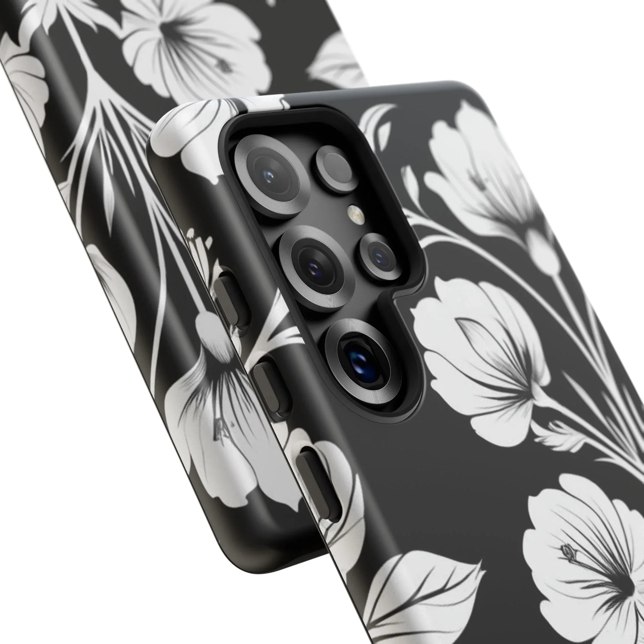 Elegant Floral Phone Case for Galaxy S20-S25 - KARARMDESIGN
