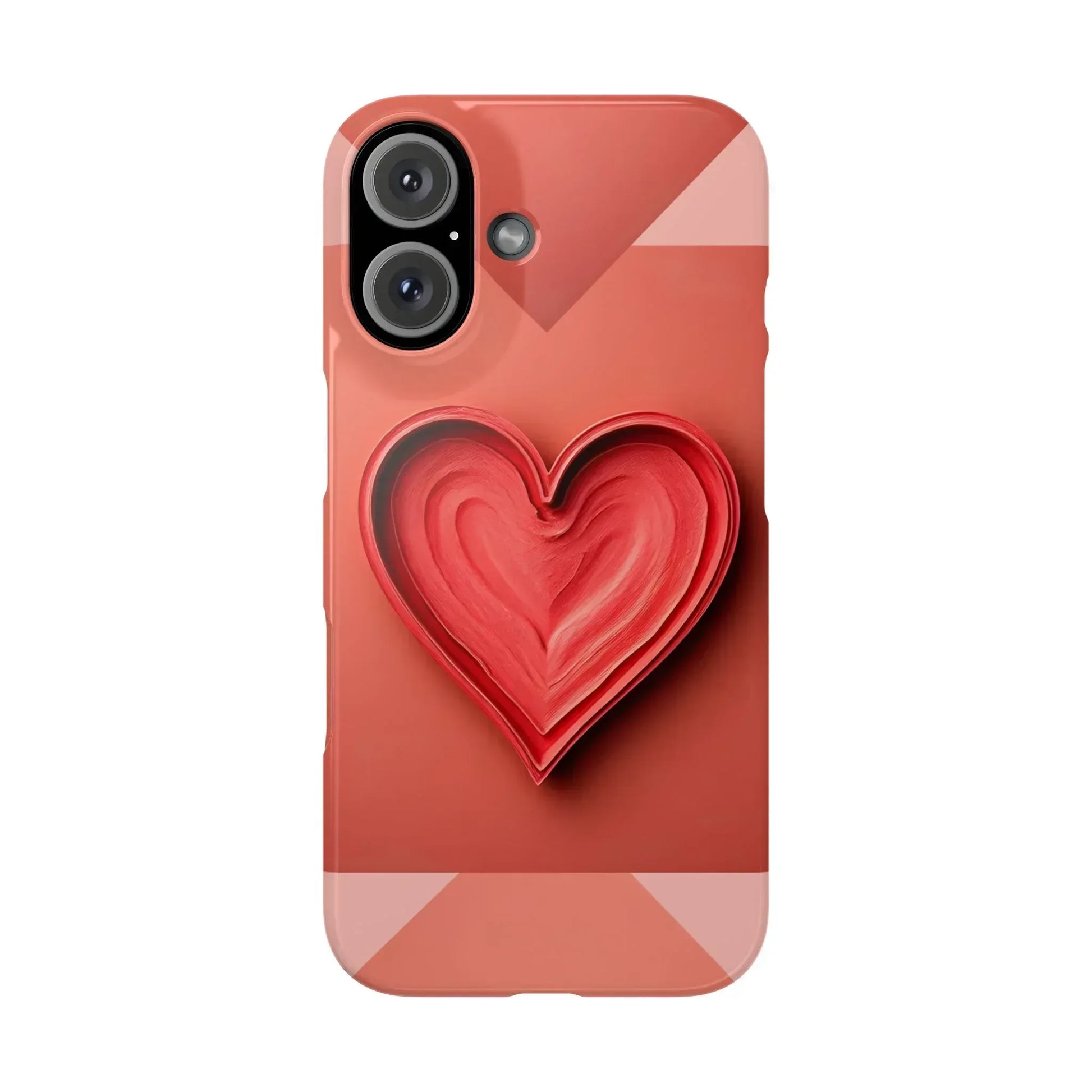 Heart Design Phone Case for iPhone 11-17 - KARARMDESIGN