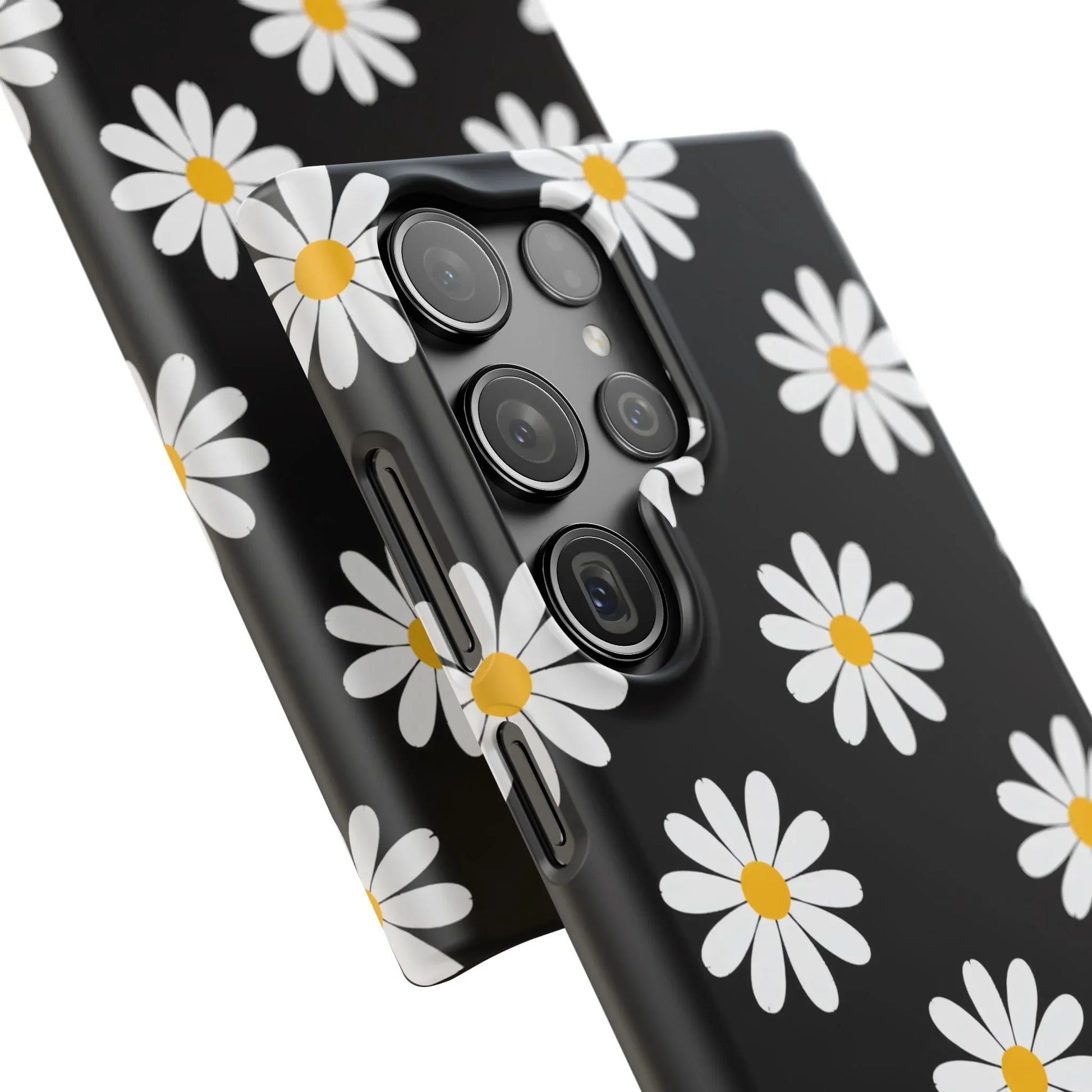 Daisy Charm Phone Case for iPhone 11-17 and Galaxy S20-S25 - KARARMDESIGN