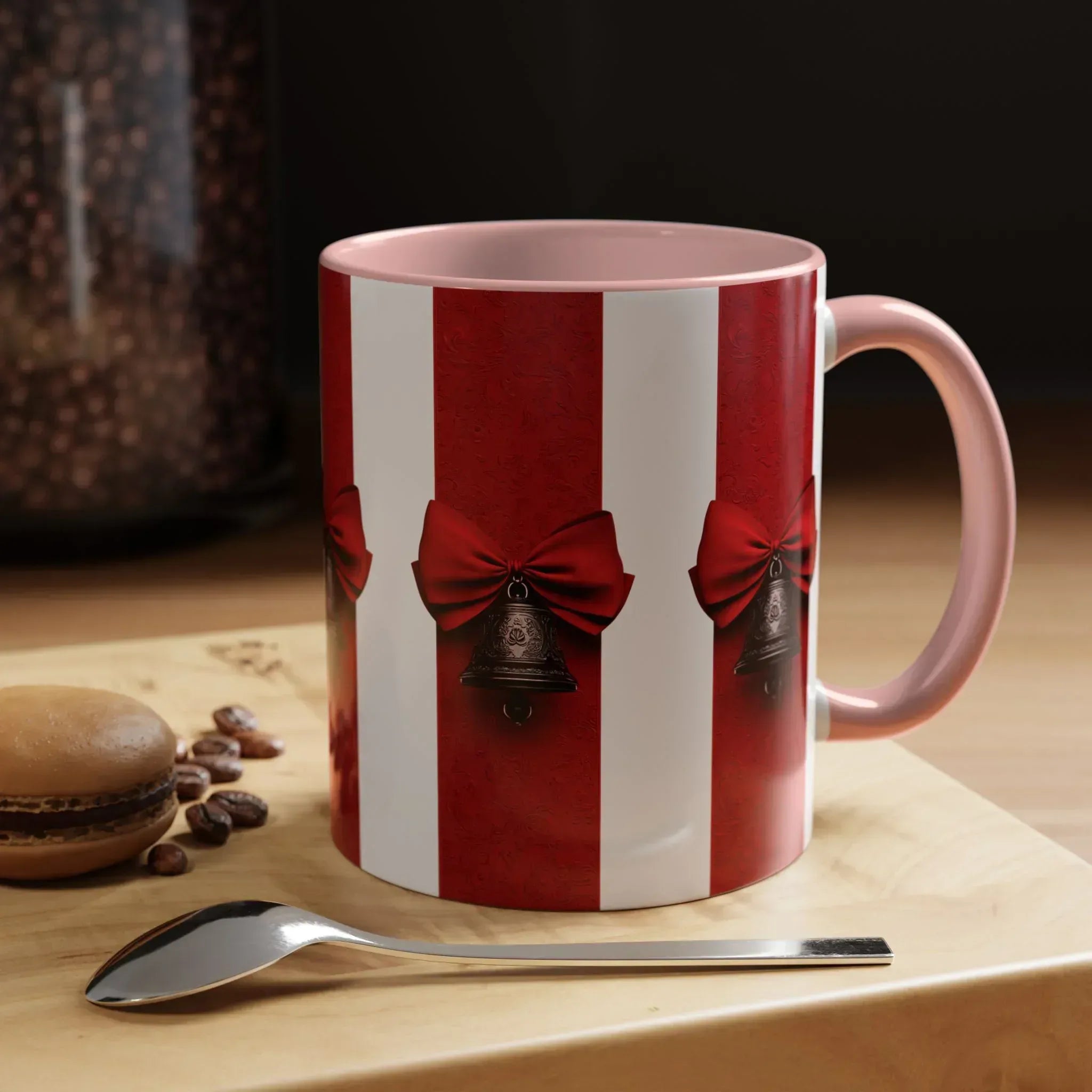 Holiday Bells Mug - Accent Coffee Mug (11, 15oz) - KARARMDESIGN