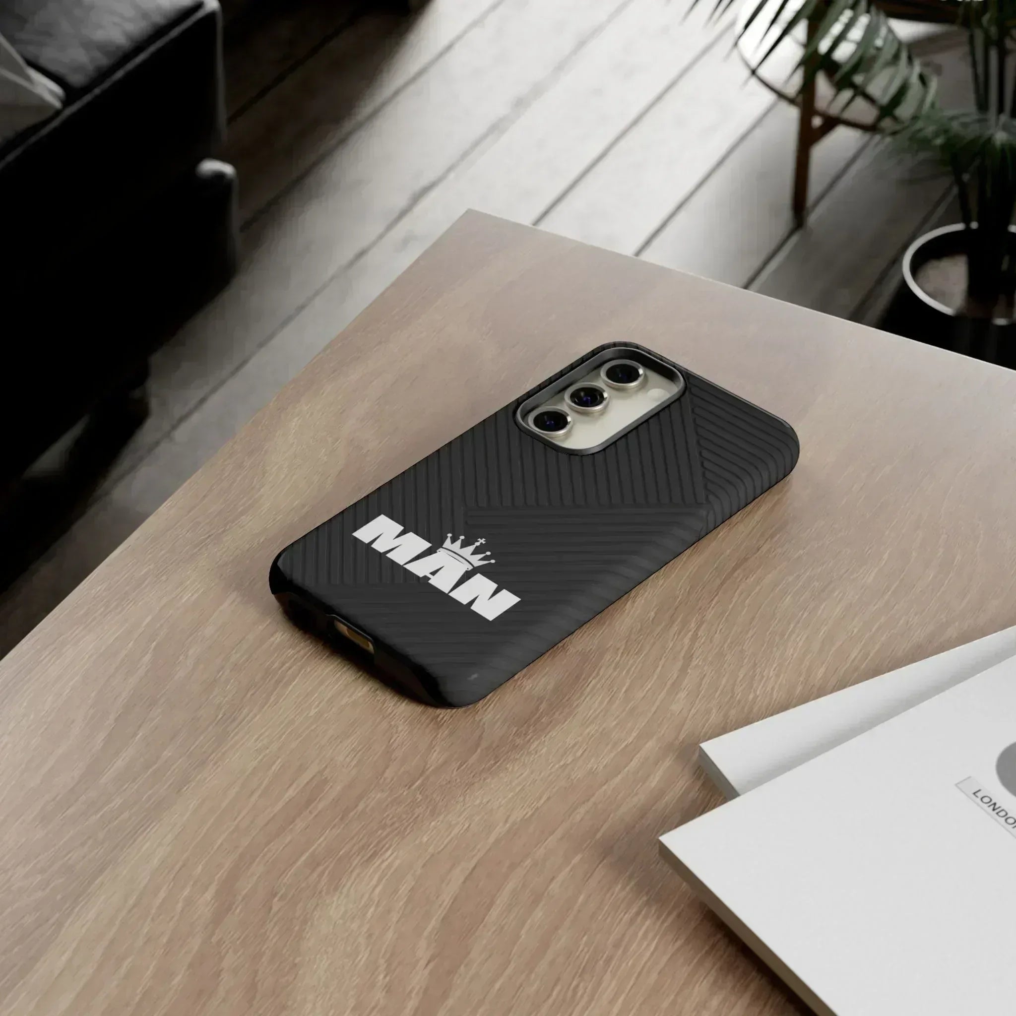 MAN Logo Phone Case for Samsung Galaxy S10-S25 - KARARMDESIGN