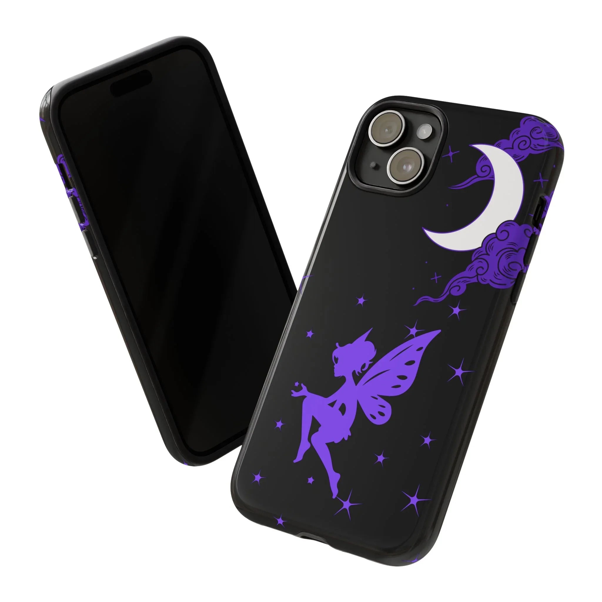 Moonlit Fairy Phone Case for iPhone 8-16 and Galaxy S10-S23 - KARARMDESIGN