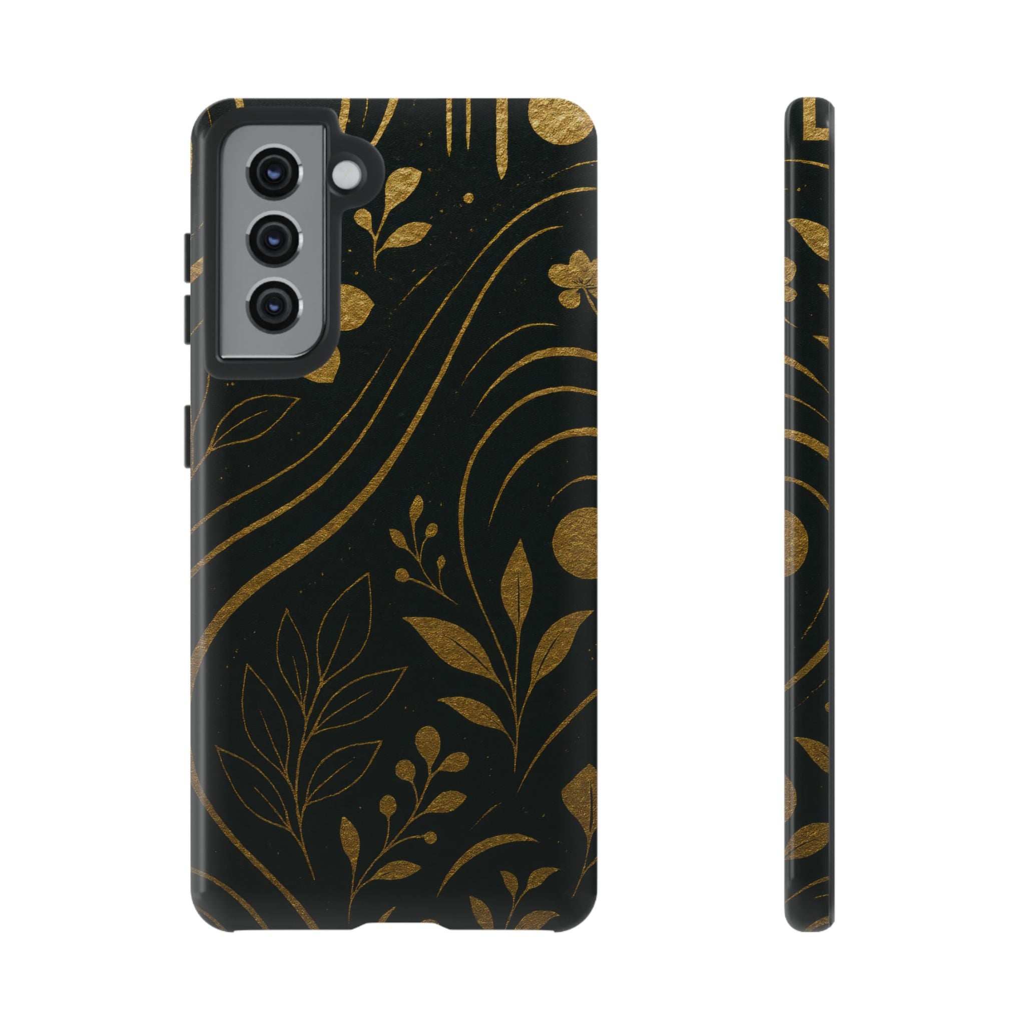 Gold Pattern Tough Phone Case for Samsung Galaxy & Google Pixel