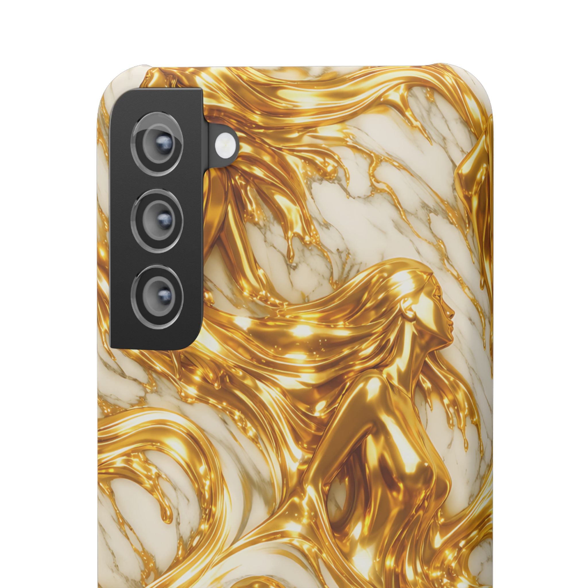 Divine Gold Woman Snap Phone Case for iPhone & Galaxy