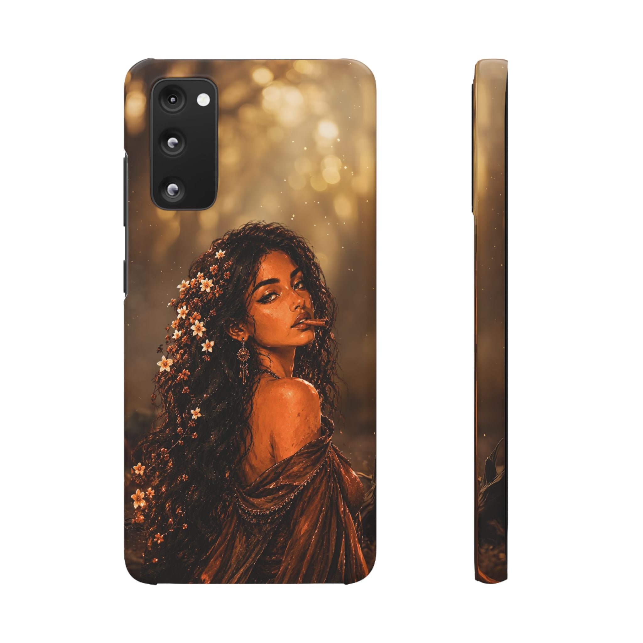 Cinnamon Girl Phone Case for iPhone 11-17 & Samsung Galaxy S20-S26