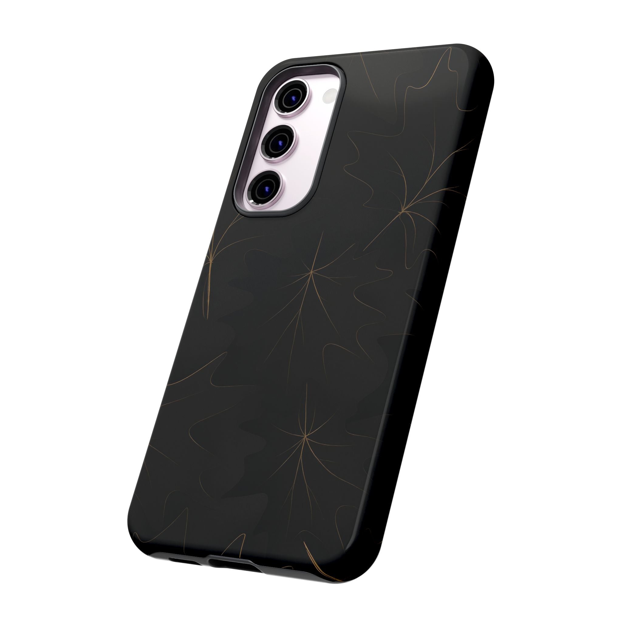Luxury Fall Leaf Phone Case – Samsung Galaxy S20–S26 & Google Pixel 6-9