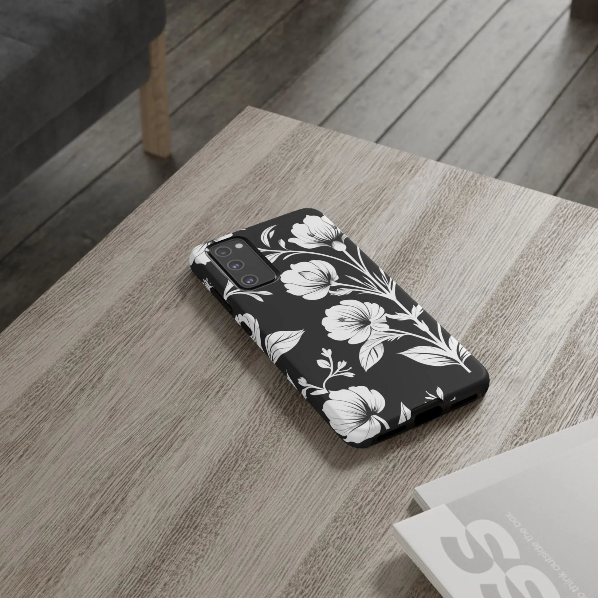 Elegant Floral Phone Case for Galaxy S20-S25 - KARARMDESIGN