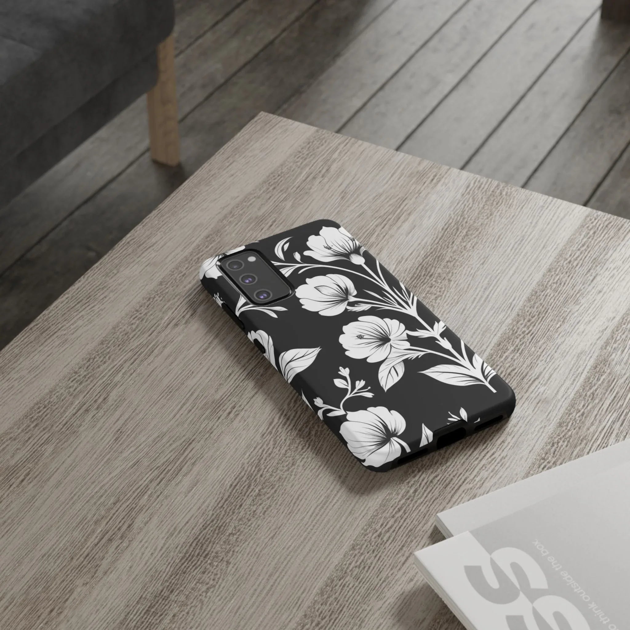 Elegant Floral Phone Case for Galaxy S20-S25 - KARARMDESIGN