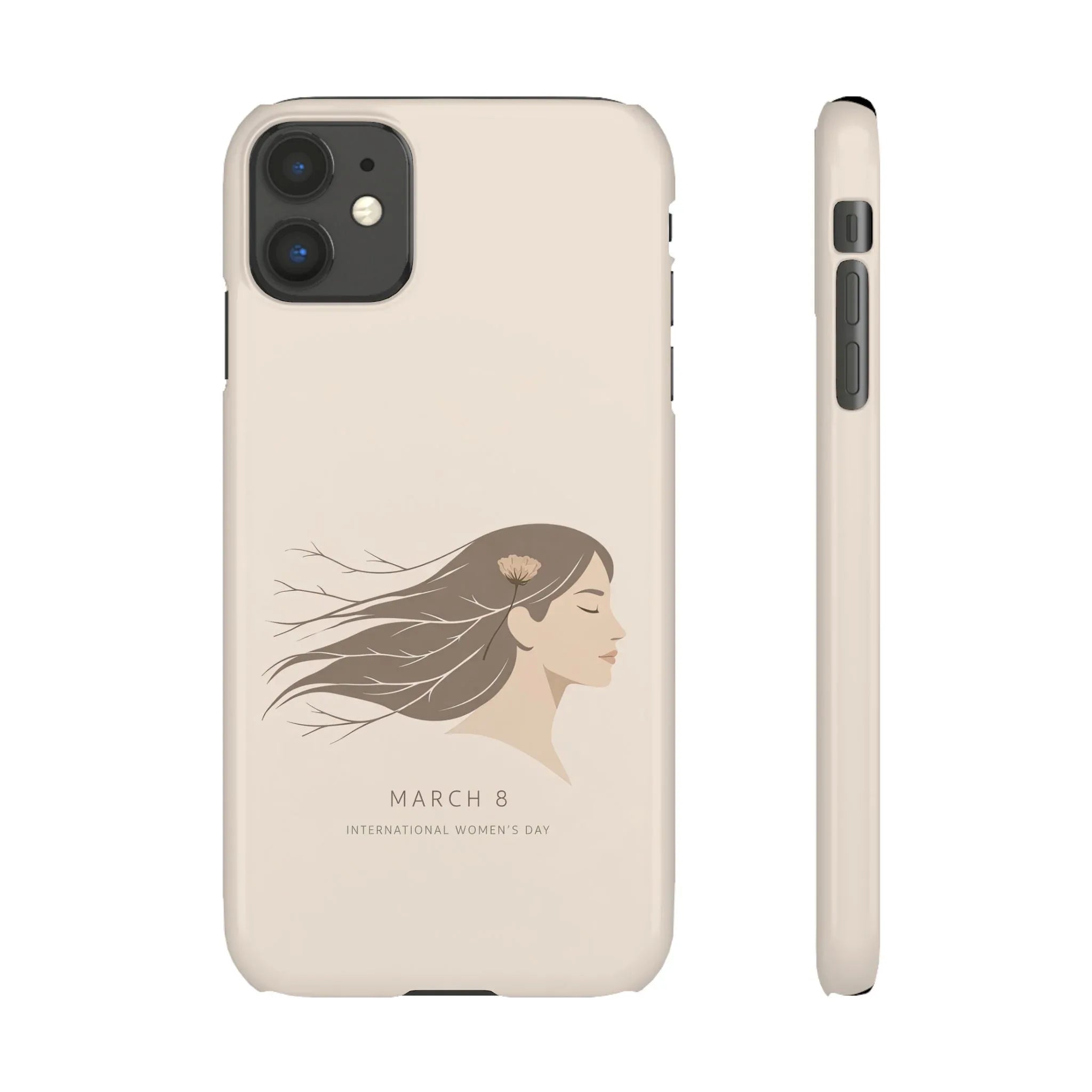 Graceful Strength Phone Case for iPhone 11-17 and Galaxy S20-25 - KARARMDESIGN