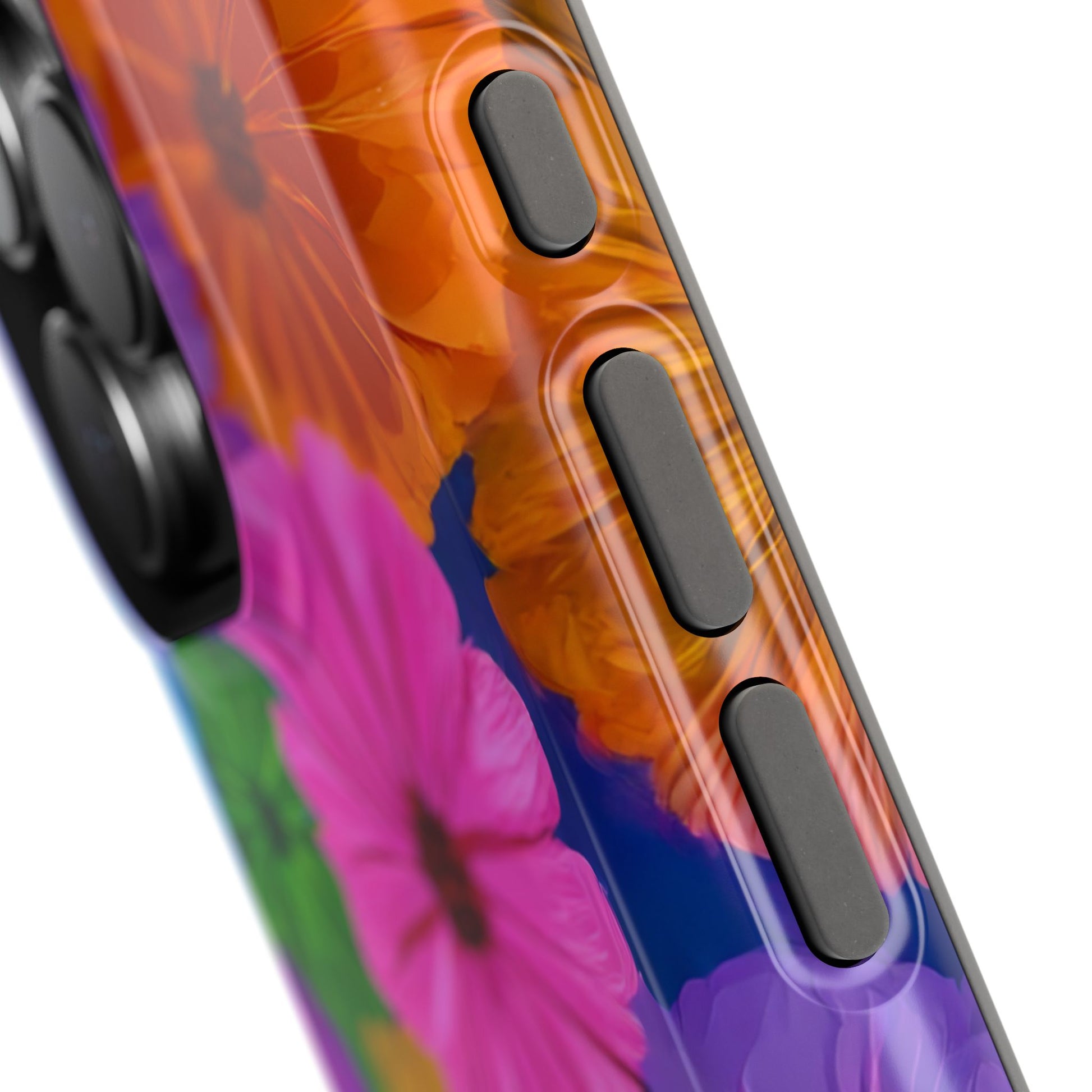 Bloom Pattern Phone Case for iPhone 11-17 and Galaxy S21-S22 Models - KARARMDESIGN