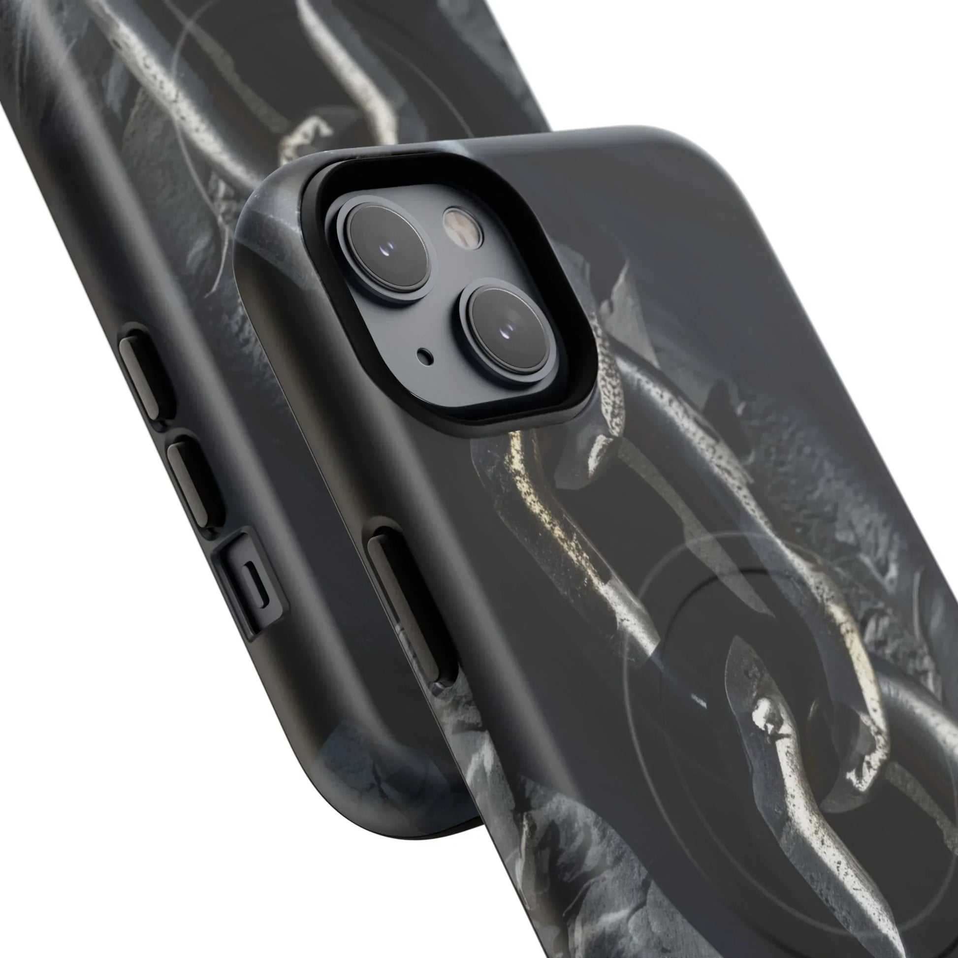 “Iron Chain” Tough Magnetic Phone Case for iPhone 14-16 Models - KarArmDesign