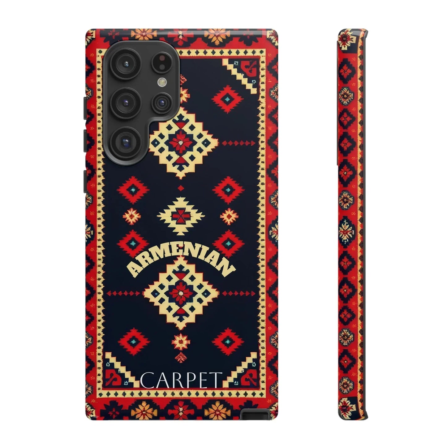 Armenian Carpet Design Phone Case for Samsung Galaxy and Google Pixel Models - KarArmDesign
