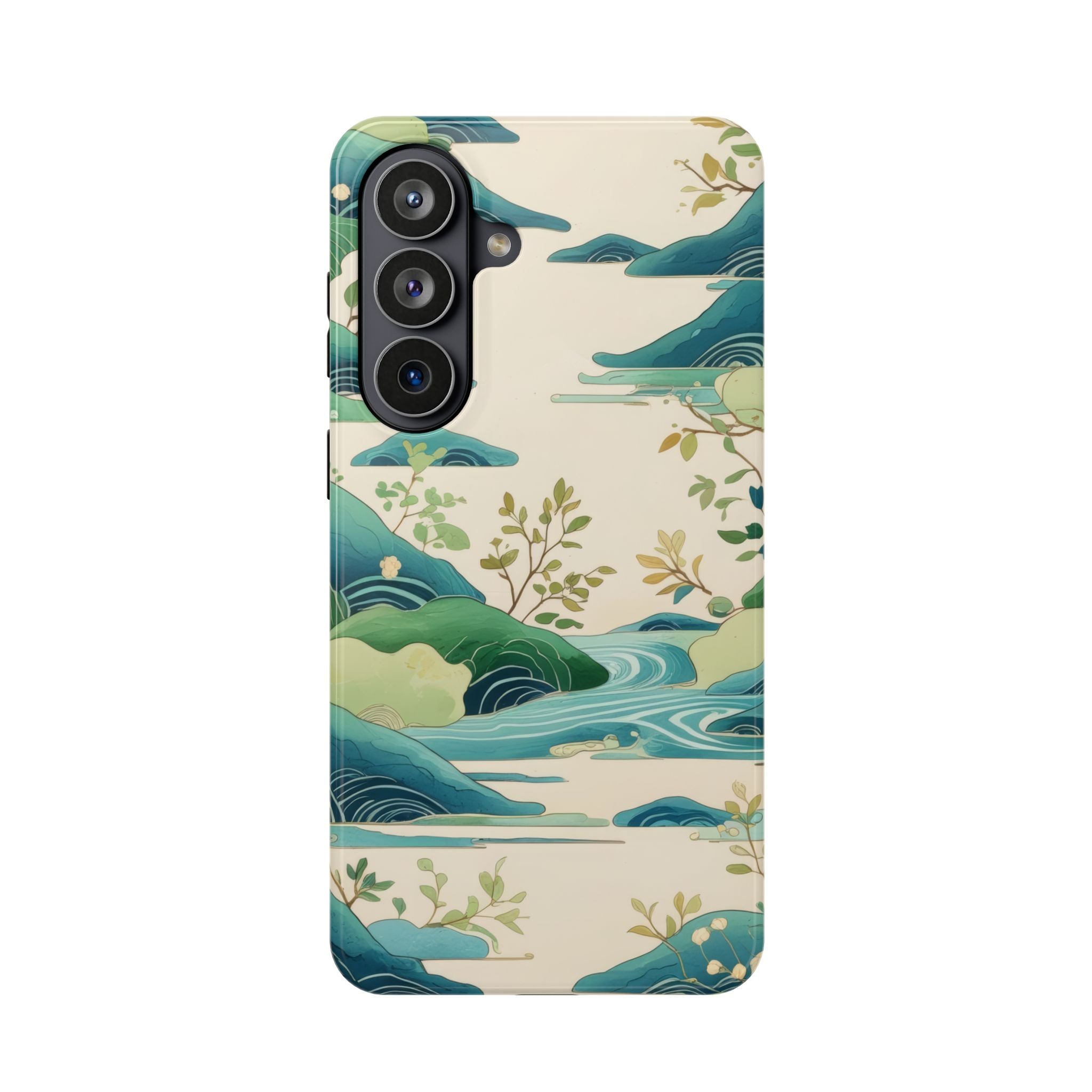 Nature Landscape Phone Case for iPhone 11-17 and Galaxy S22-S26