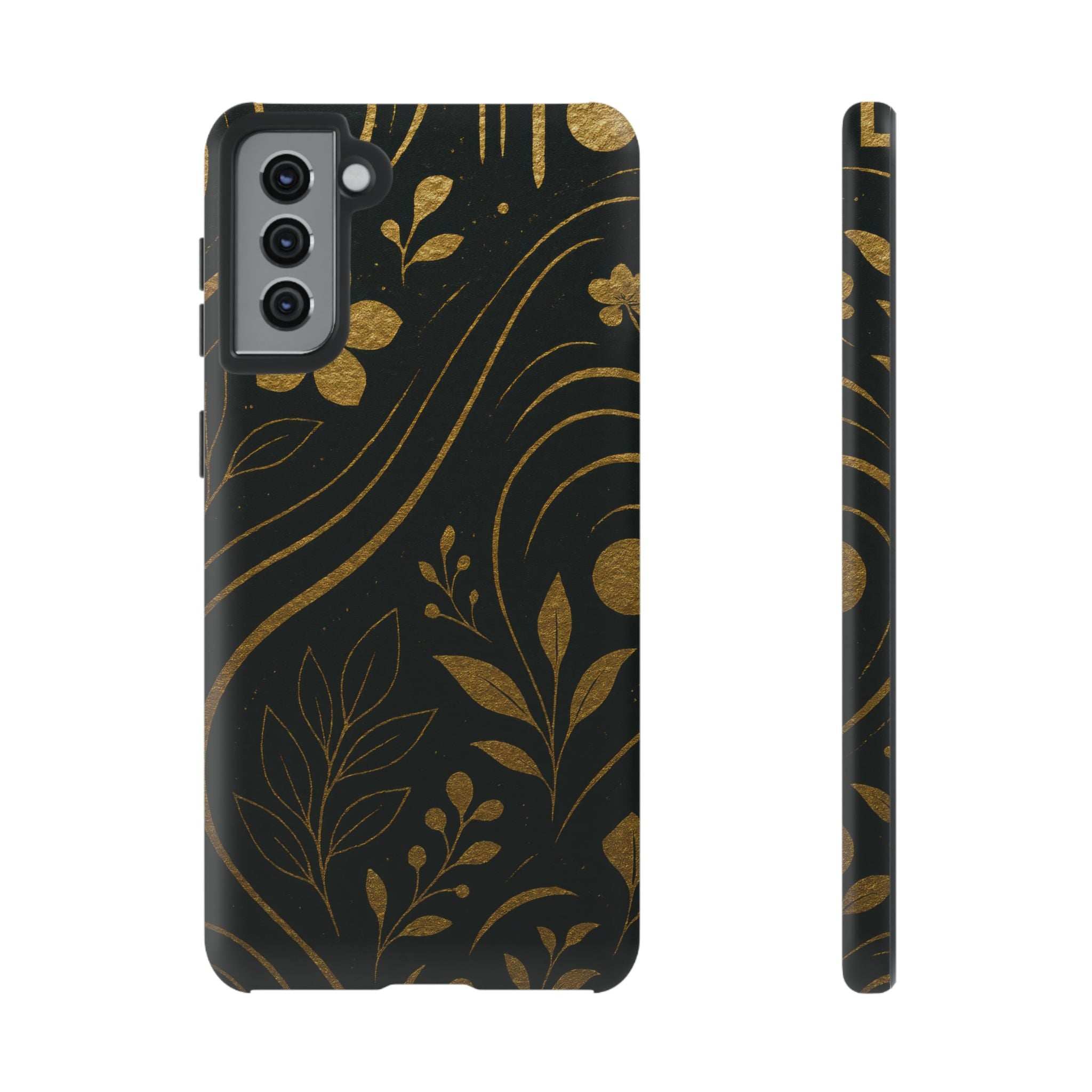 Gold Pattern Tough Phone Case for Samsung Galaxy & Google Pixel