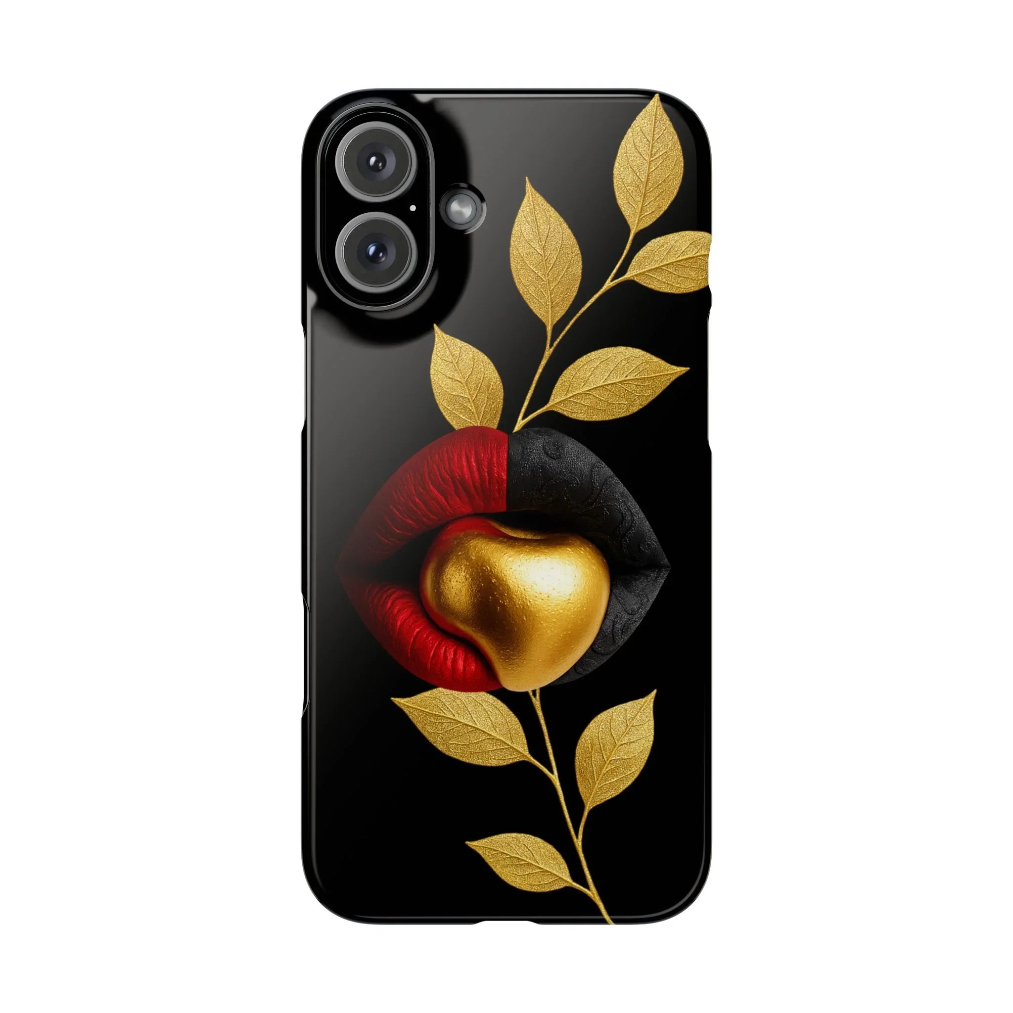 Gilded Expression Phone Case for iPhone 7-17 Models - KARARMDESIGN