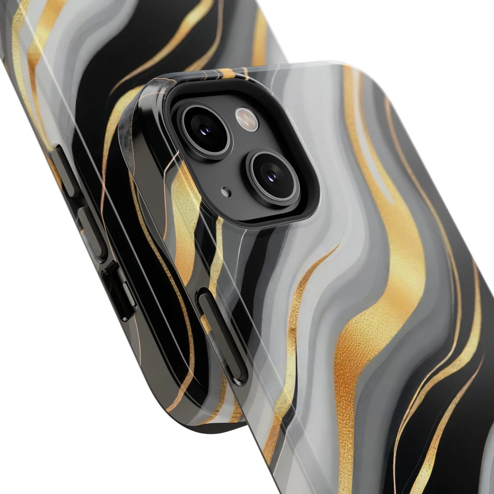 Modern Marble Flow Phone Case for iPhone 11-17 - KARARMDESIGN