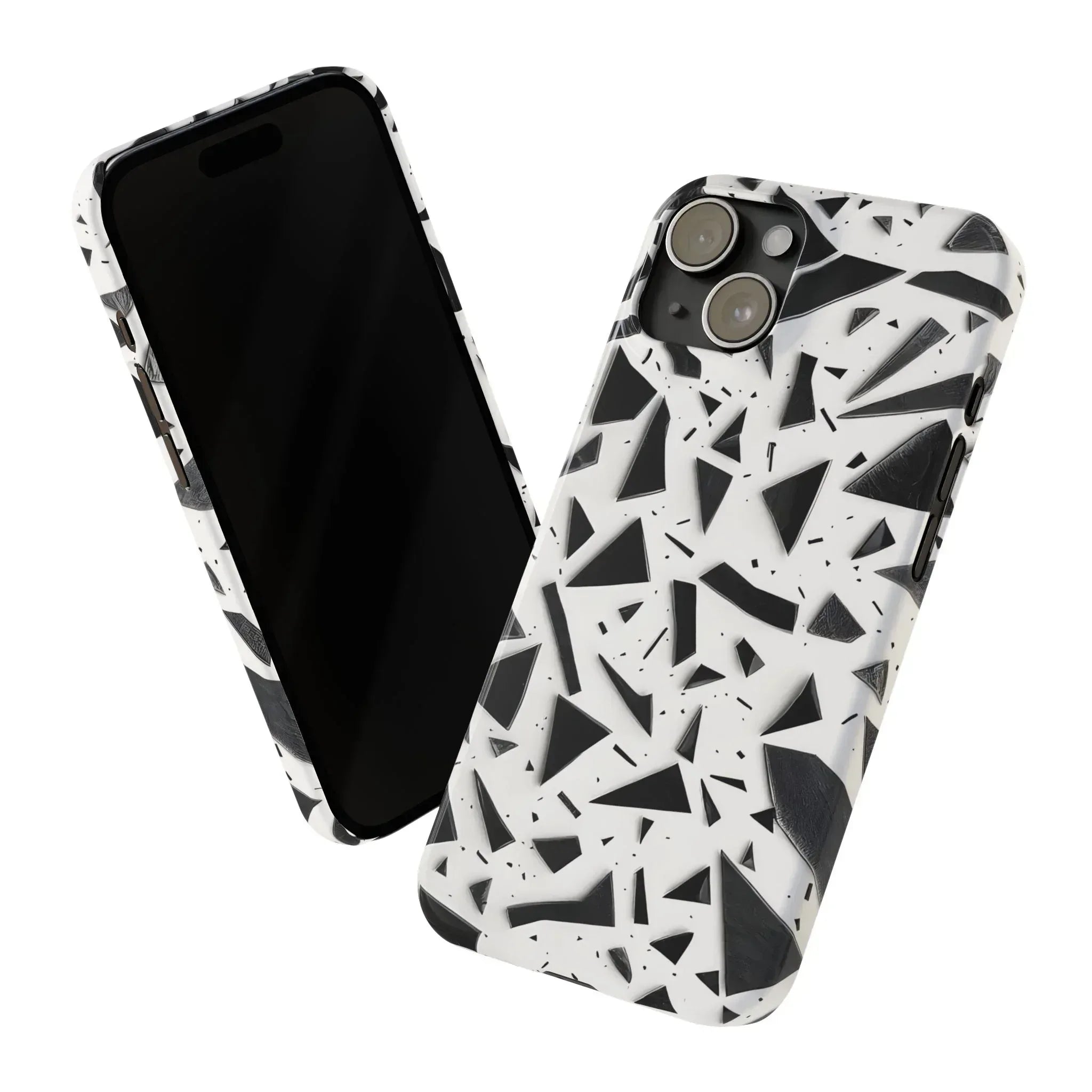 Abstract Slim Phone Case for iPhone 11-17 - KARARMDESIGN