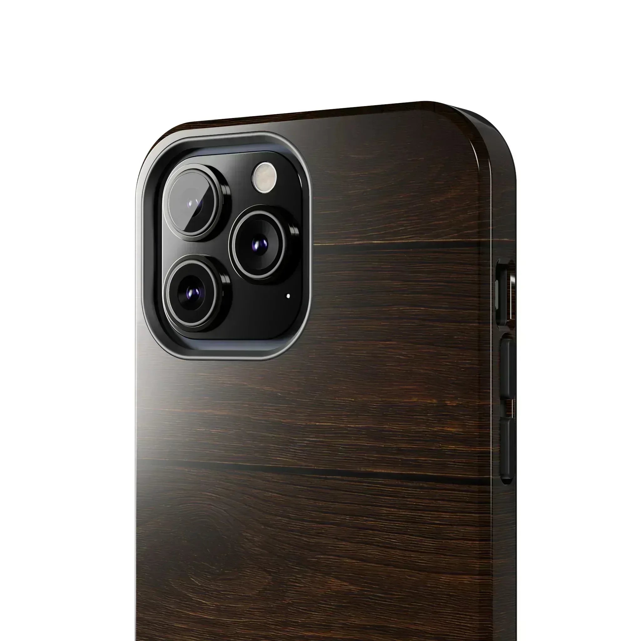 Dark Wood Grain Phone Case for iPhone and Galaxy - KARARMDESIGN
