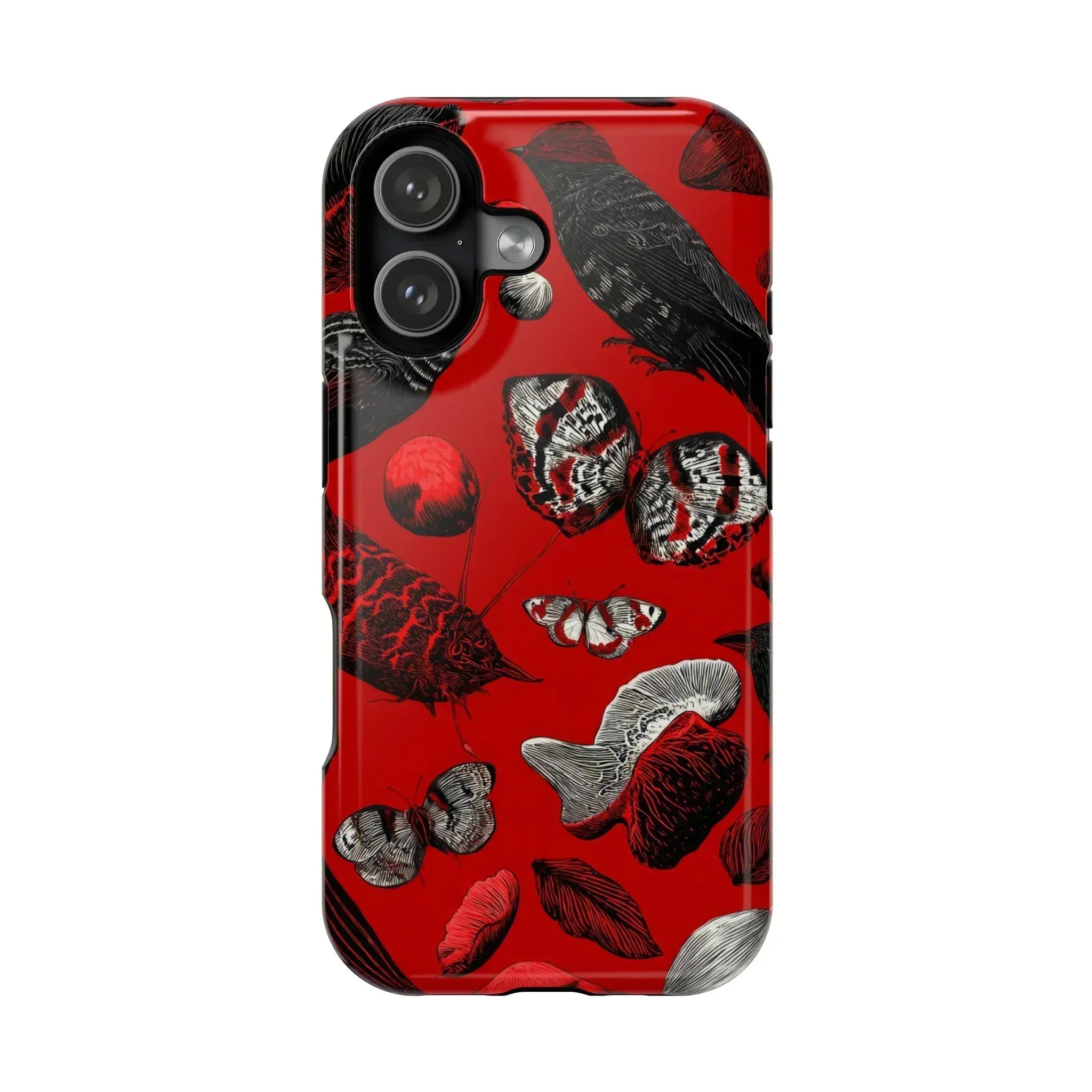 Crimson Wilderness Phone Case for iPhone 11-17 - KARARMDESIGN