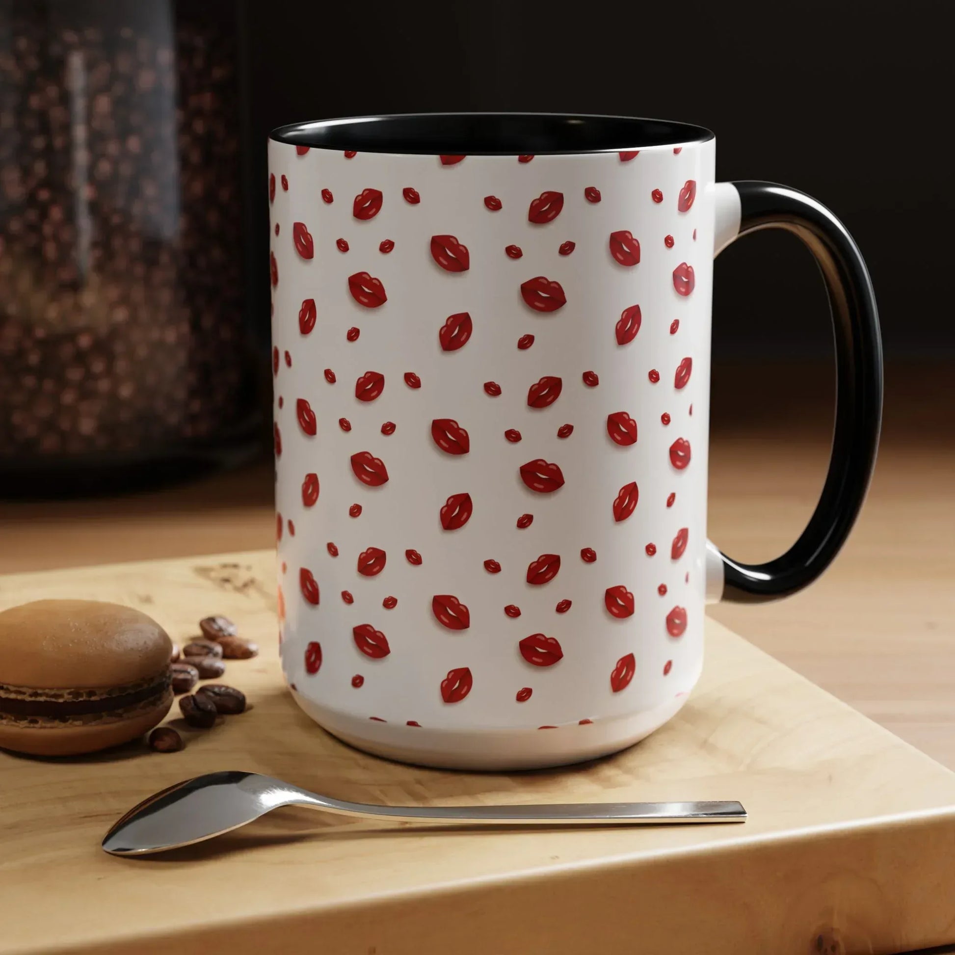 Hot Lips Mug - Accent Coffee Mug (11, 15oz) - KARARMDESIGN