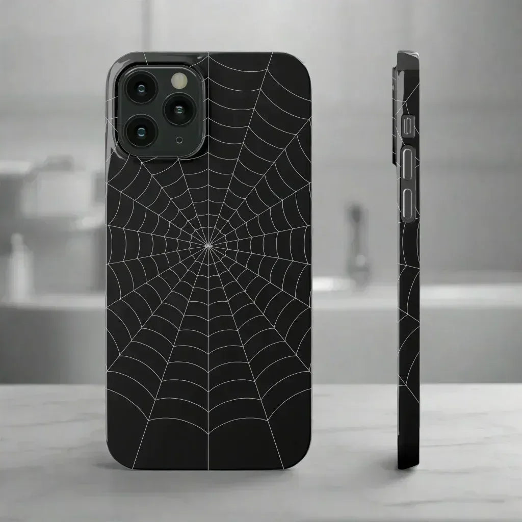 Spider Web Phone Case for iPhone 12-16 - KARARMDESIGN