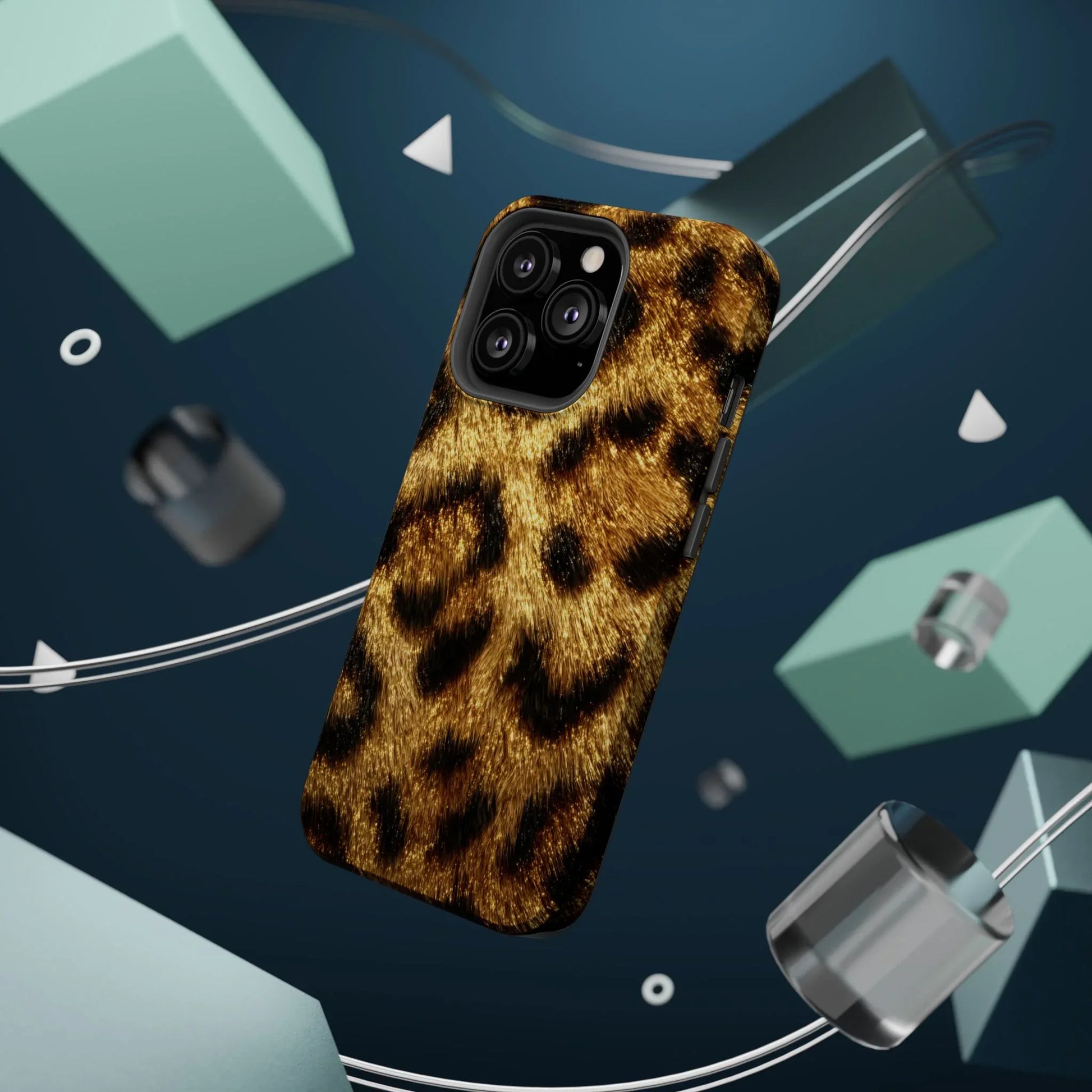 Leopard Print Phone Case for iPhone 13-17 - KARARMDESIGN