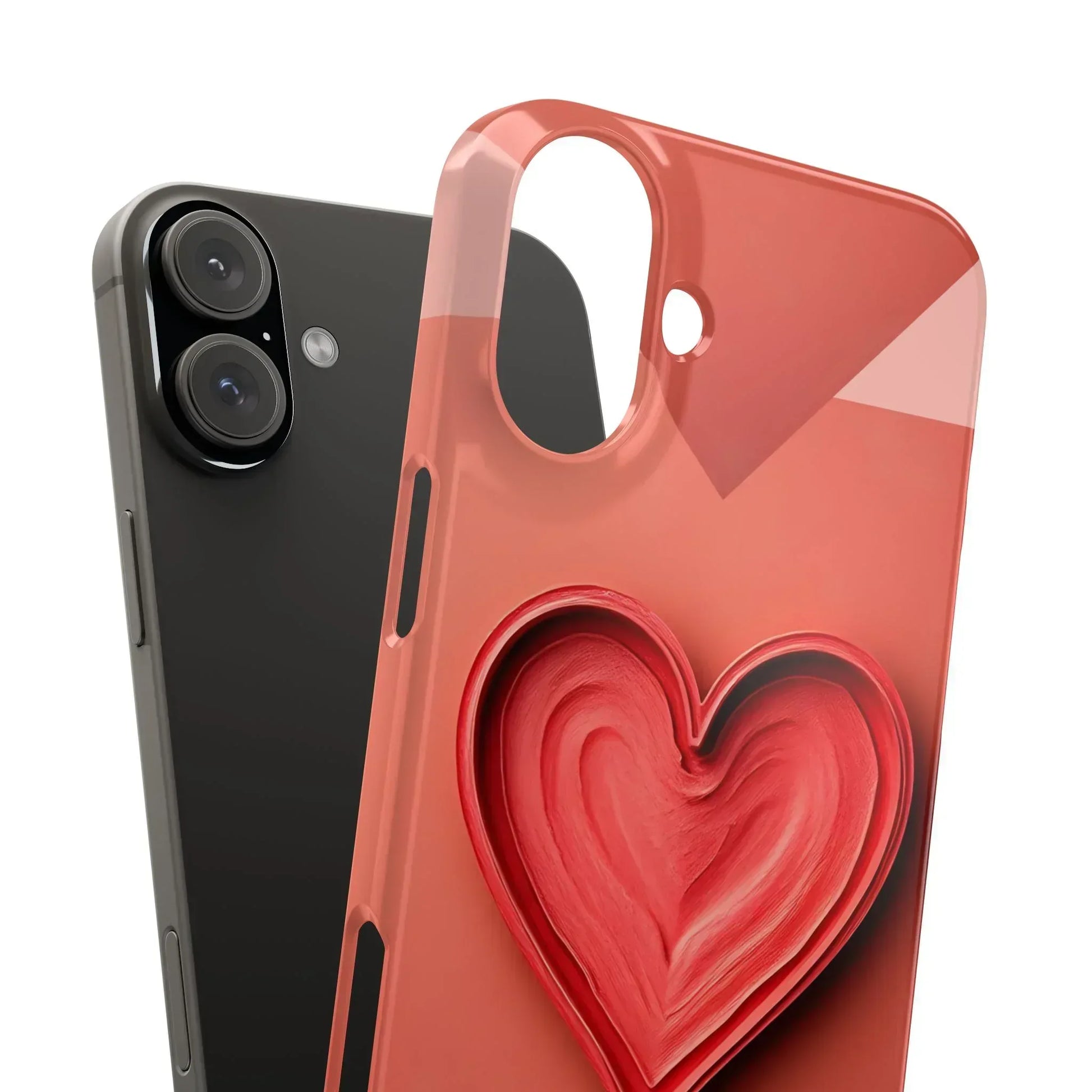 Heart Design Phone Case for iPhone 11-17 - KARARMDESIGN