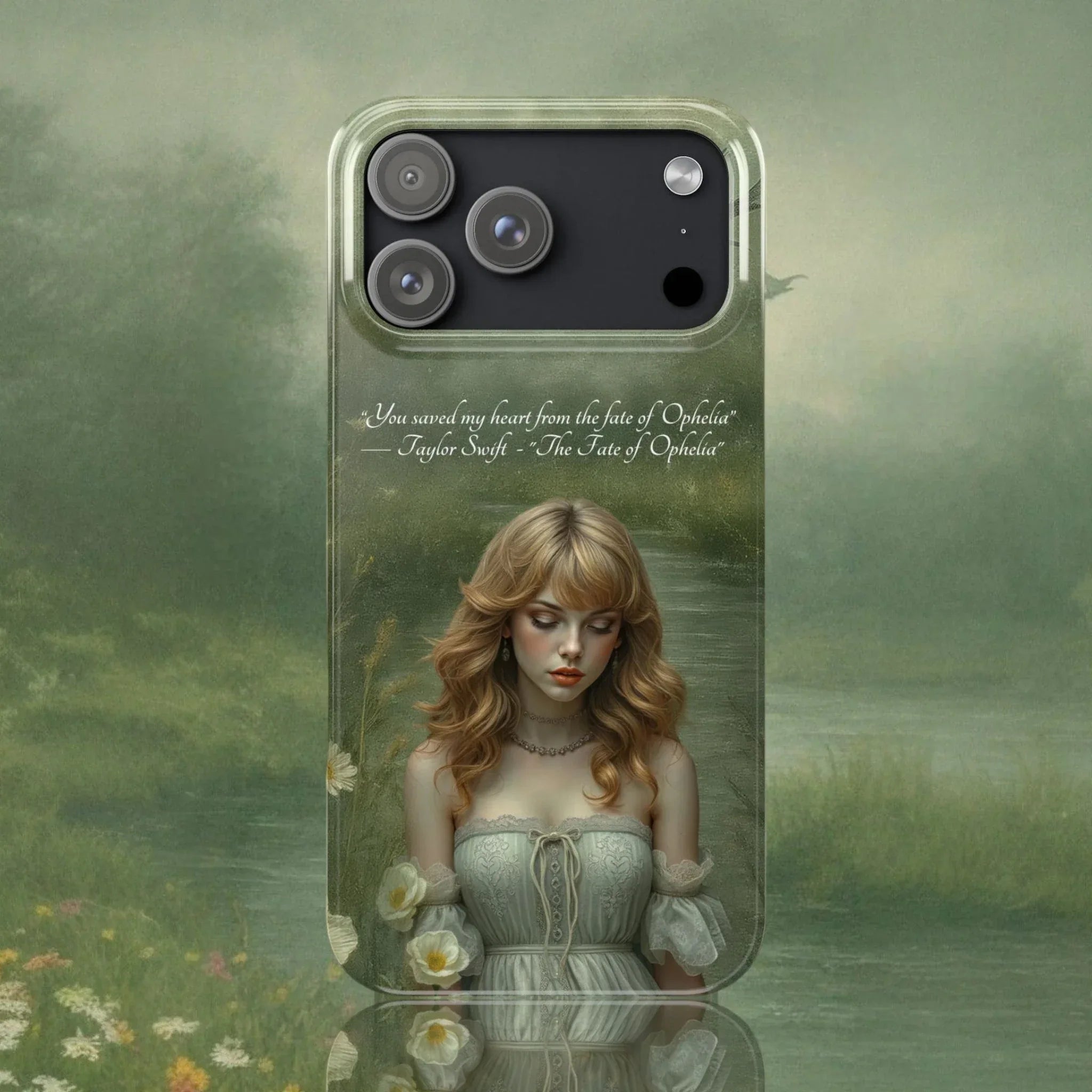 "Melancholic Ophelia" Phone Case for iPhone 11-17 - KARARMDESIGN