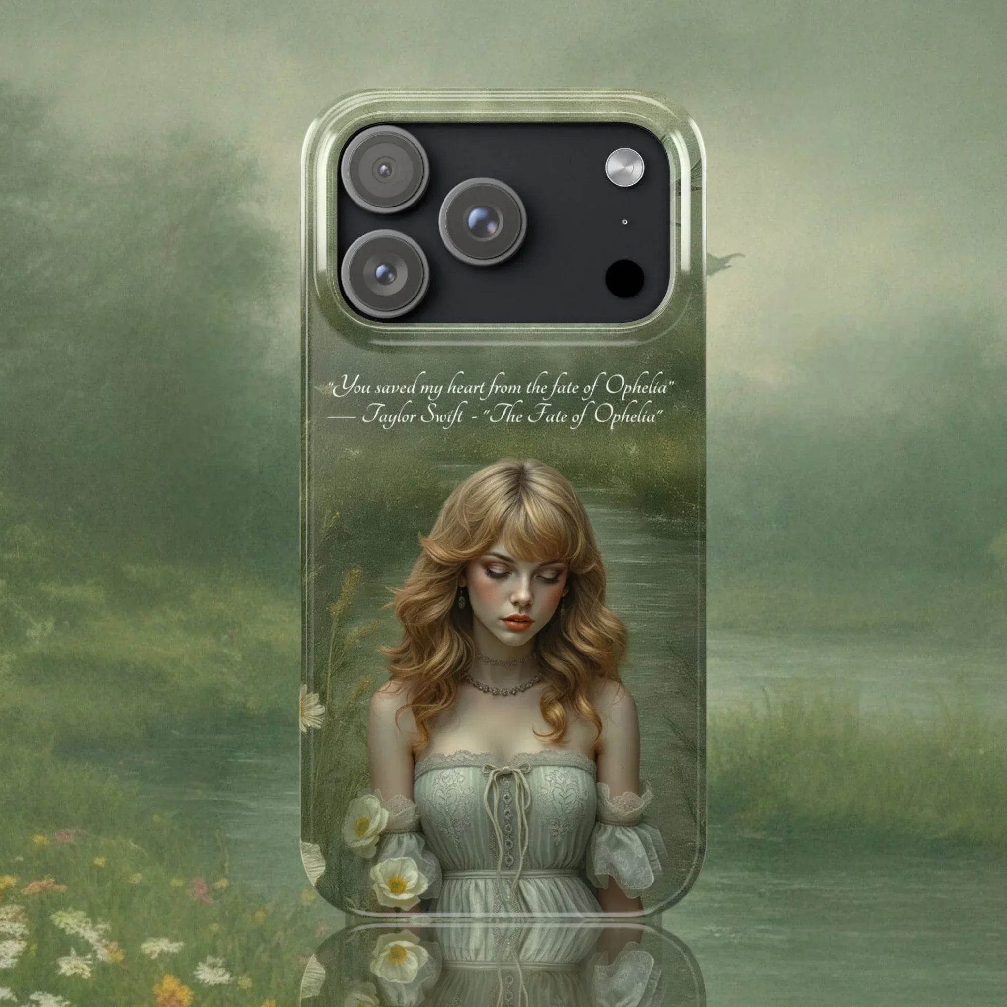 "Melancholic Ophelia" Phone Case for iPhone 11-17 - KARARMDESIGN