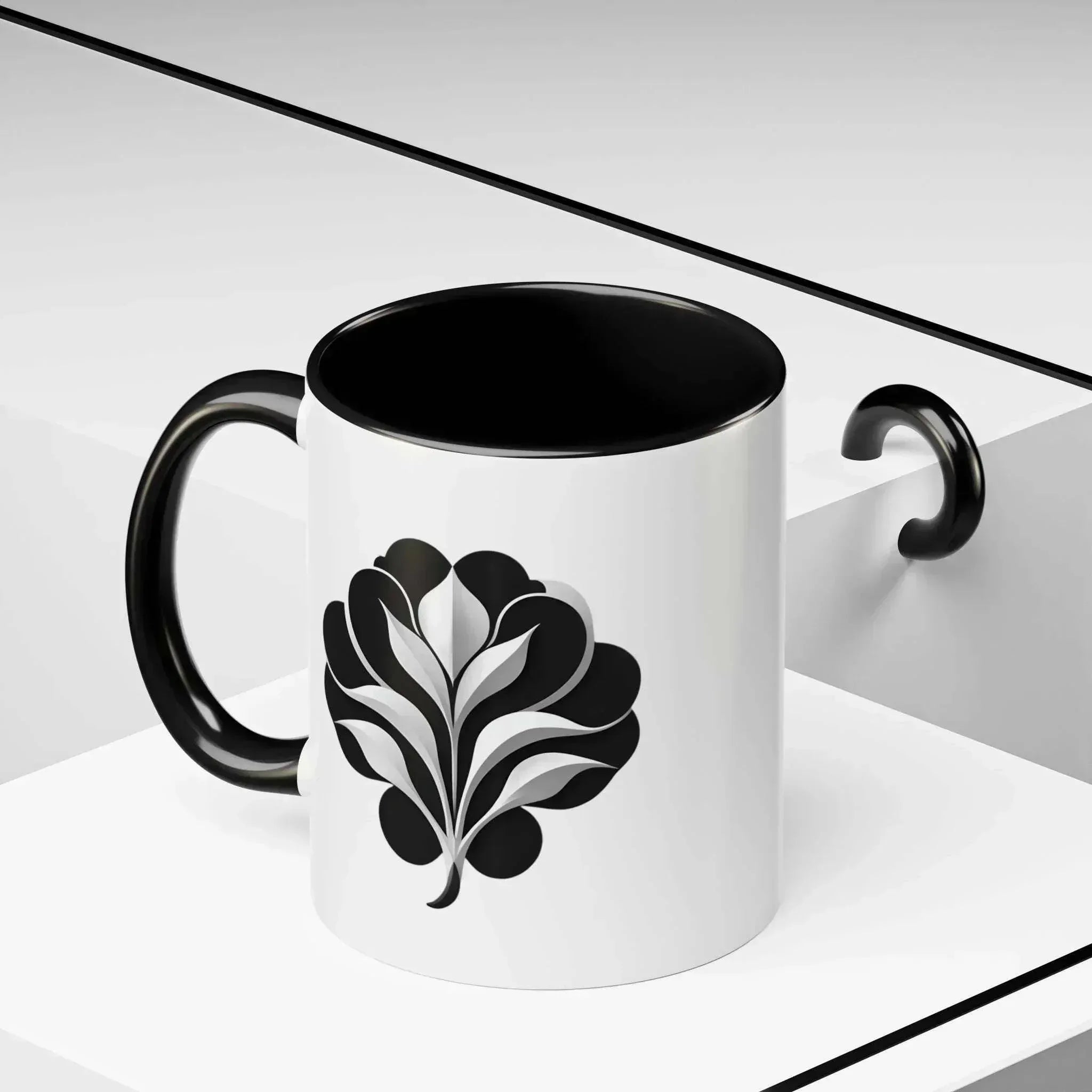 Shadow Bloom Mug 11oz – Premium Ceramic Coffee Mug - KARARMDESIGN