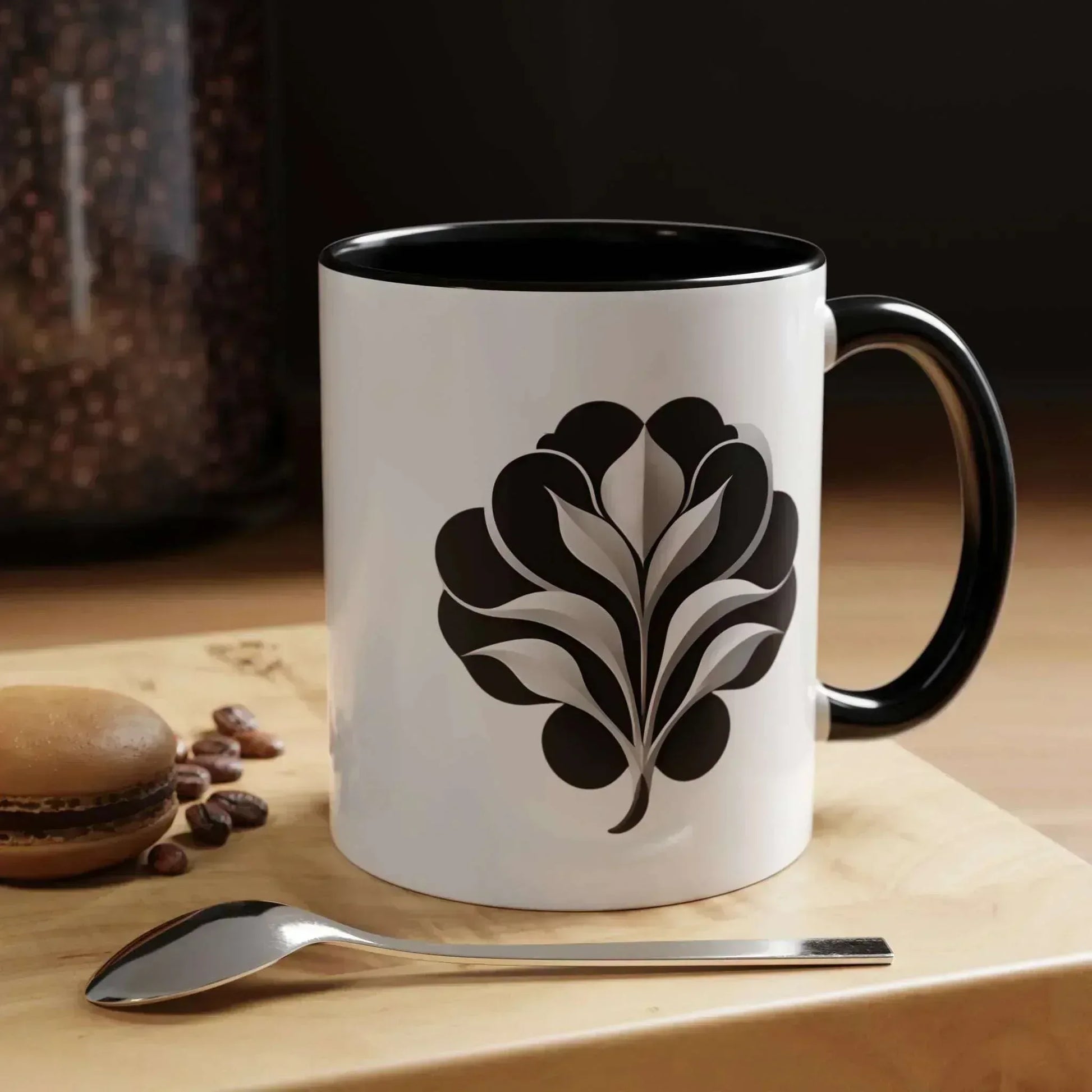 Shadow Bloom Mug 11oz – Premium Ceramic Coffee Mug - KARARMDESIGN