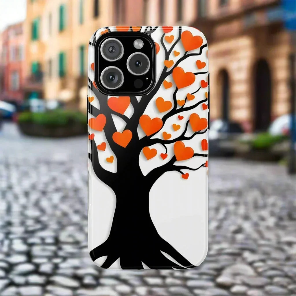 Heart Design Phone Case for iPhone 8–16 and Galaxy S10–S25 Models - KarArmDesign