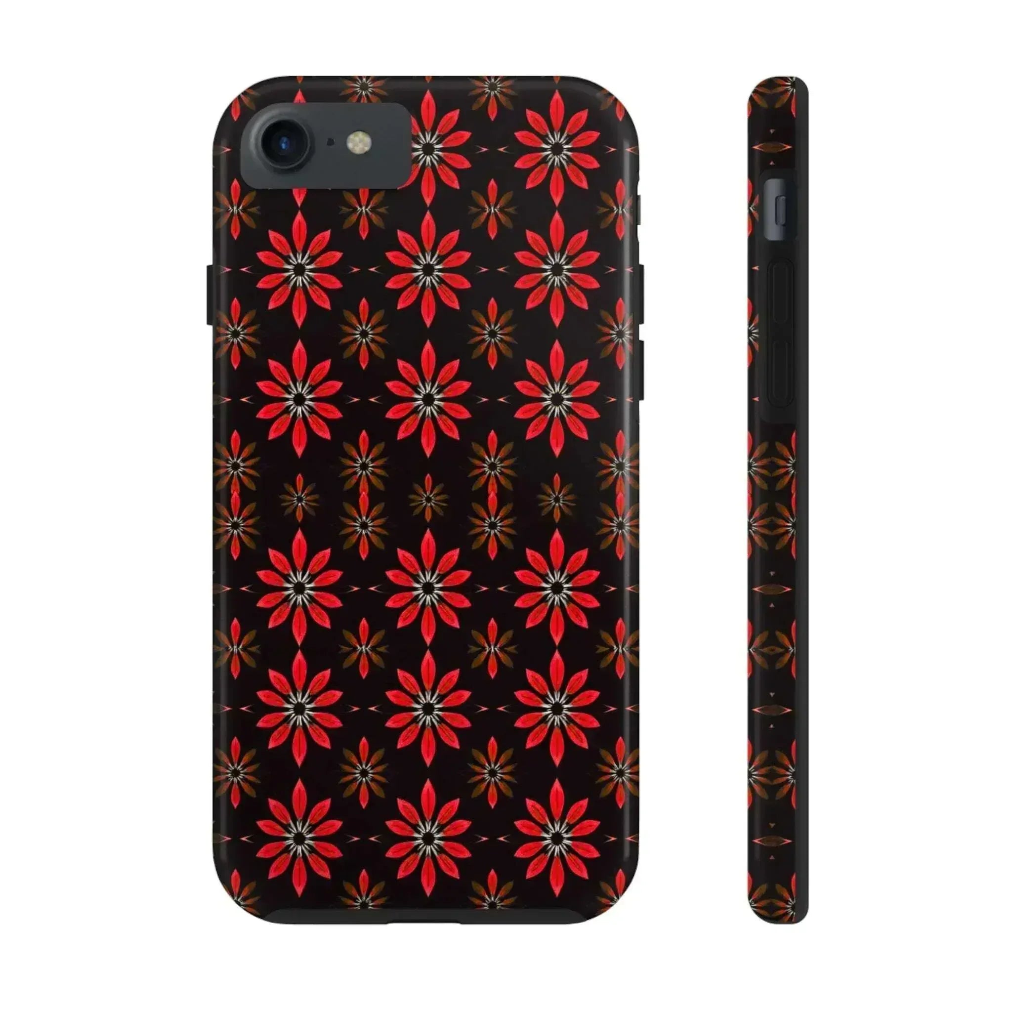 Symmetric Floral Phone Case for iPhone 11-16 and Galaxy S21-S24 - KARARMDESIGN