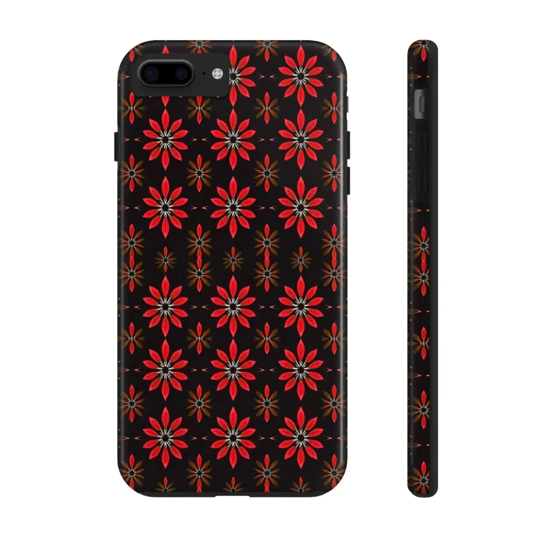 Symmetric Floral Phone Case for iPhone 11-16 and Galaxy S21-S24 - KARARMDESIGN
