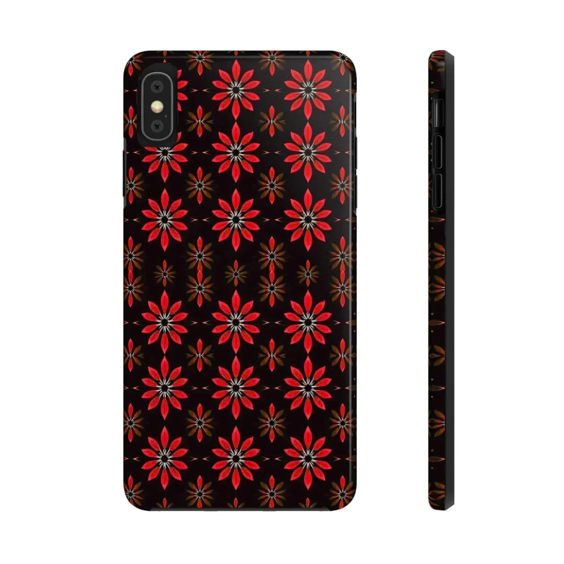 Symmetric Floral Phone Case for iPhone 11-16 and Galaxy S21-S24 - KARARMDESIGN