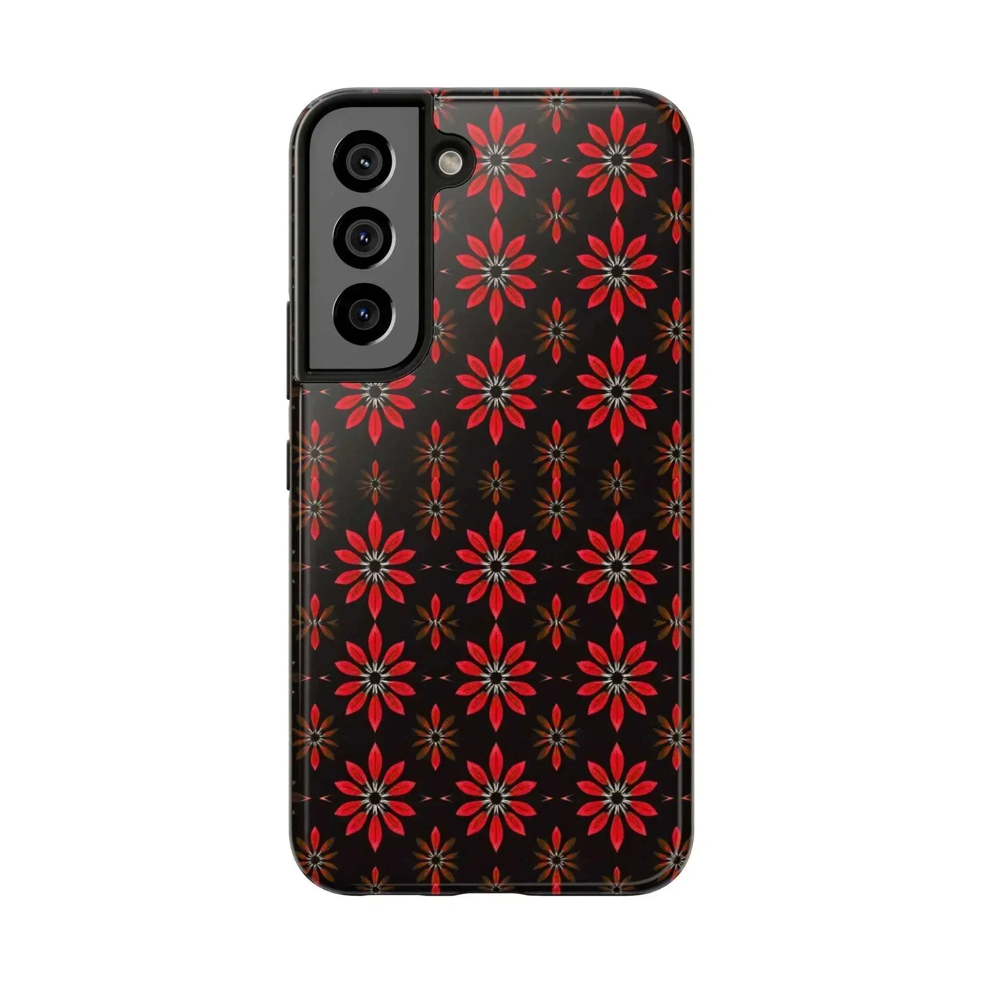 Symmetric Floral Phone Case for iPhone 11-16 and Galaxy S21-S24 - KARARMDESIGN